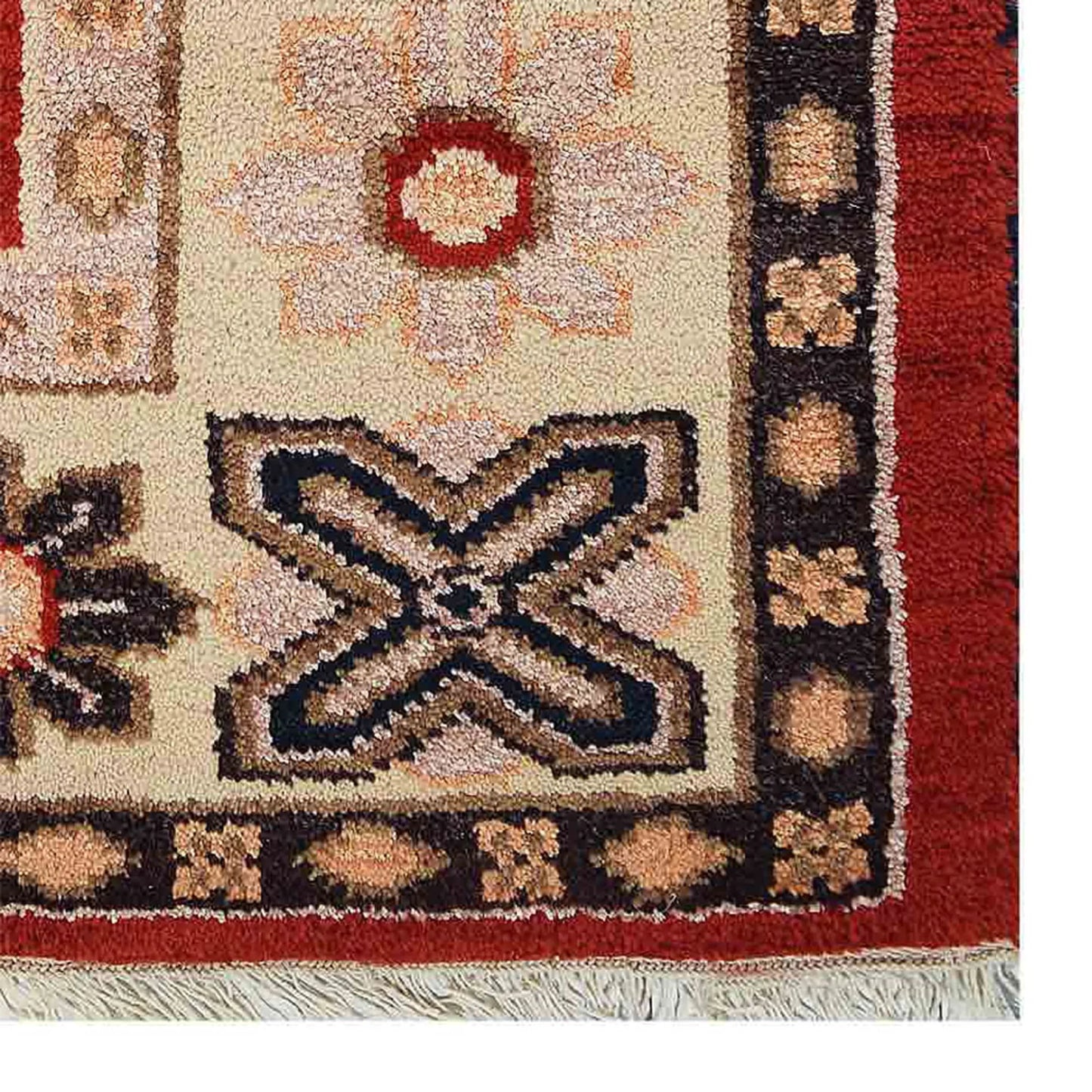 Hand-Knotted Afghan Wool And Silk Area Rugs - ASSORTED PATTERNS, COLORS AND SIZES