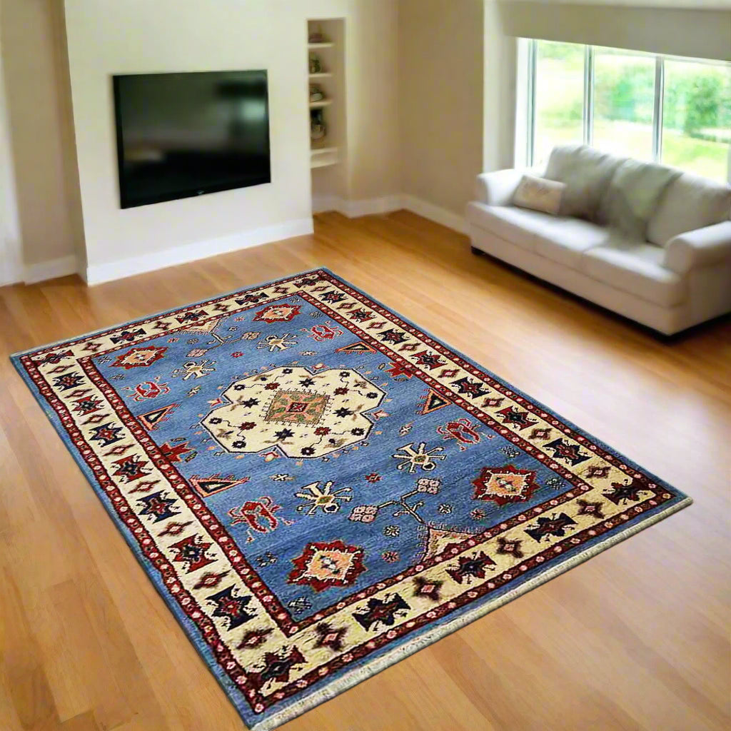 Hand Knotted Afghan Wool And Silk Area Rugs and Runners - Assorted Colors, Patterns and Sizes