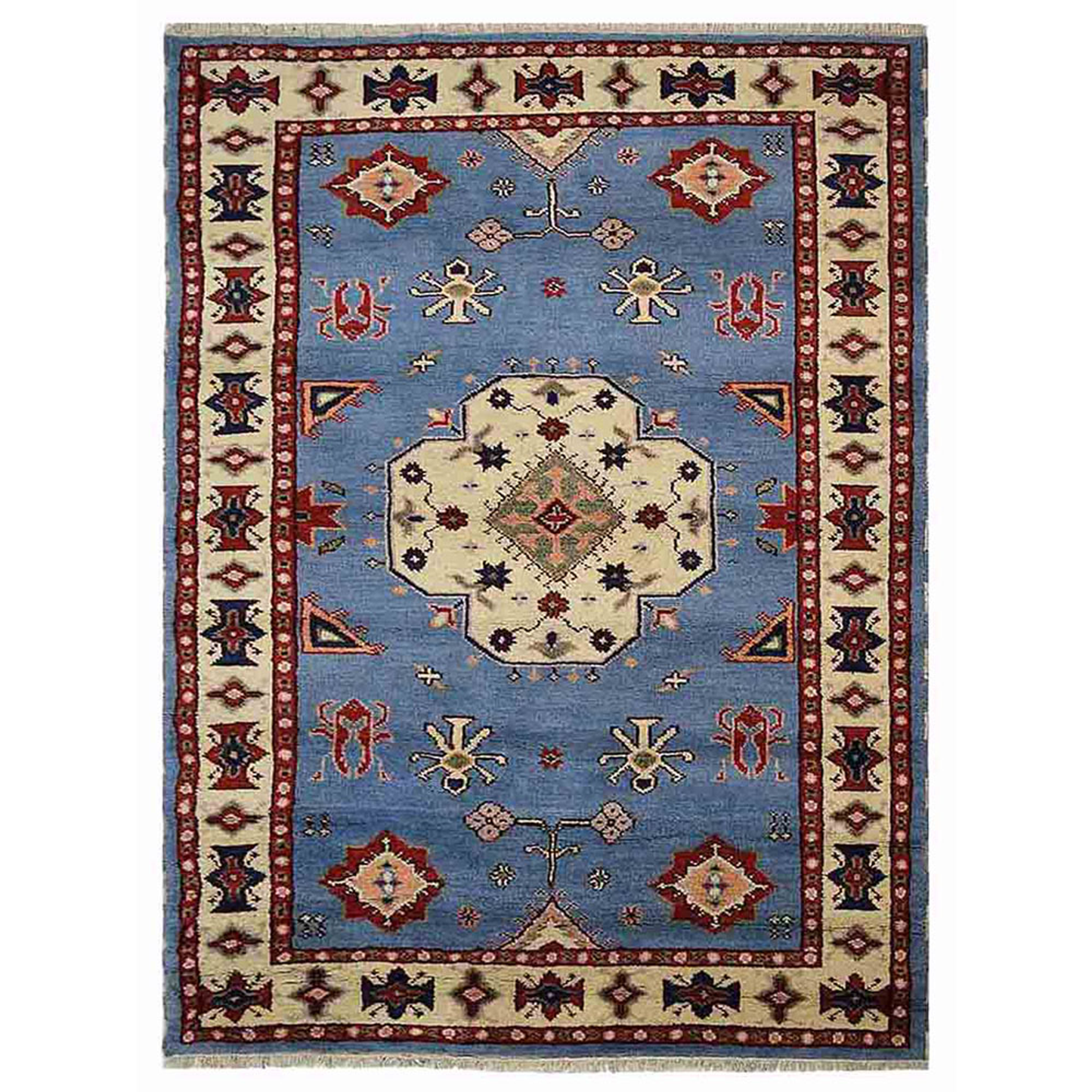 Colorful Classics Collection: Hand Knotted Afghan Wool And Silk Area Rugs and Runners (Assorted Colors, Patterns and Sizes)