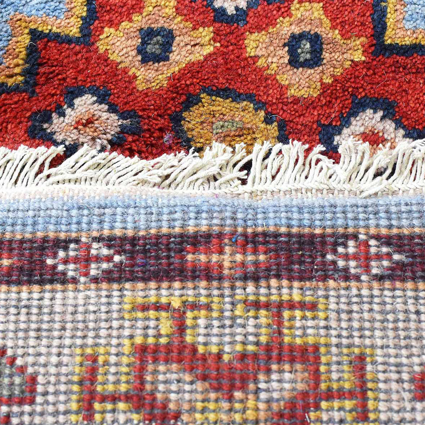 Colorful Classics Collection: Hand Knotted Afghan Wool And Silk Area Rugs and Runners (Assorted Colors, Patterns and Sizes)