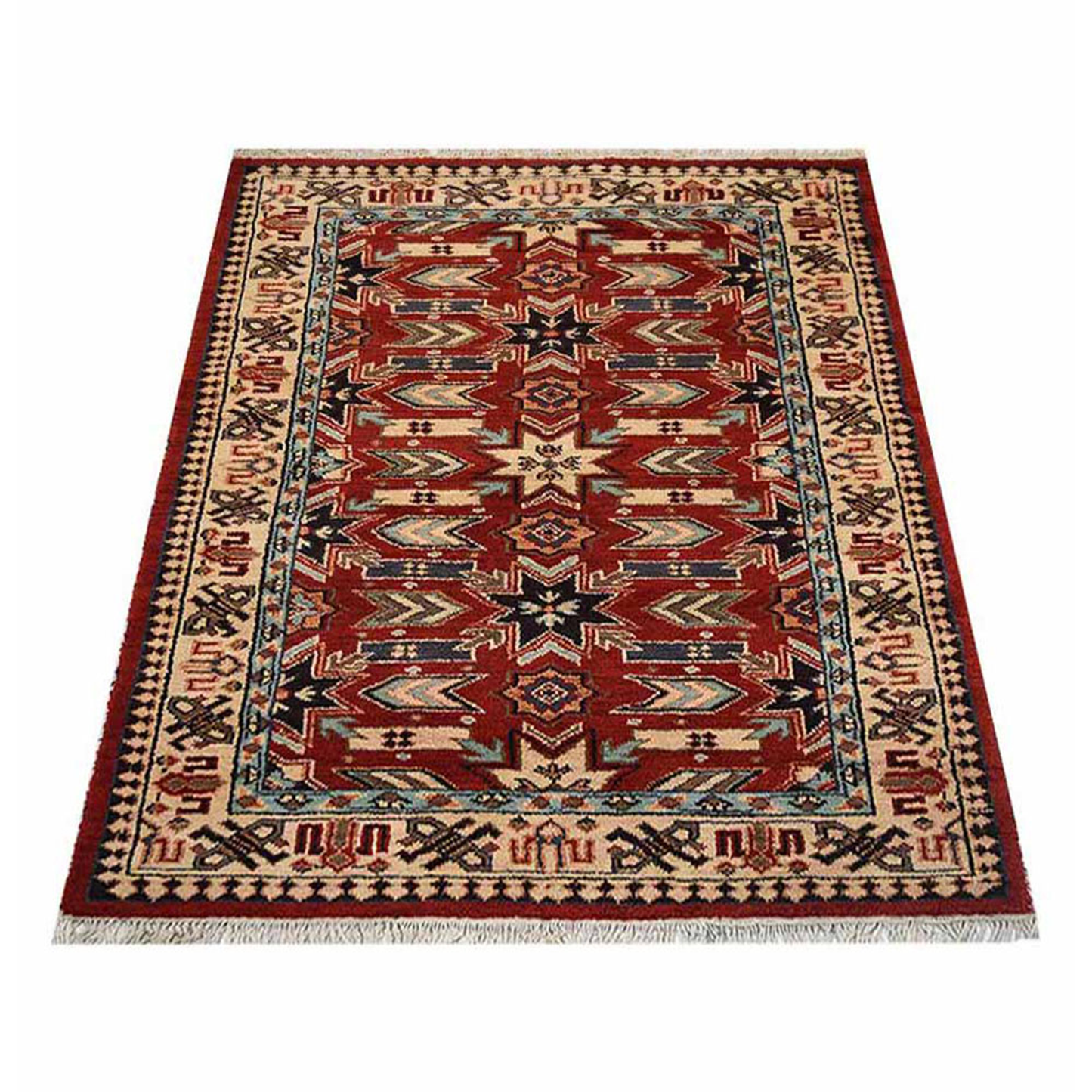 Colorful Classics Collection: Hand Knotted Afghan Wool And Silk Area Rugs and Runners (Assorted Colors, Patterns and Sizes)