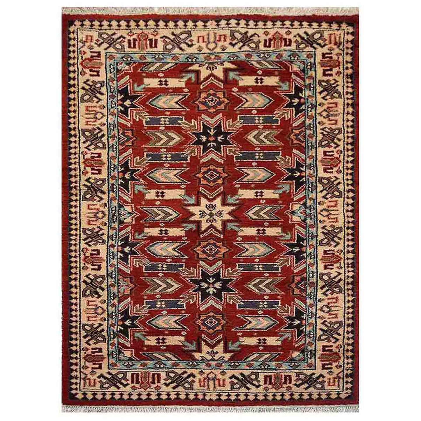 Colorful Classics Collection: Hand Knotted Afghan Wool And Silk Area Rugs and Runners (Assorted Colors, Patterns and Sizes)