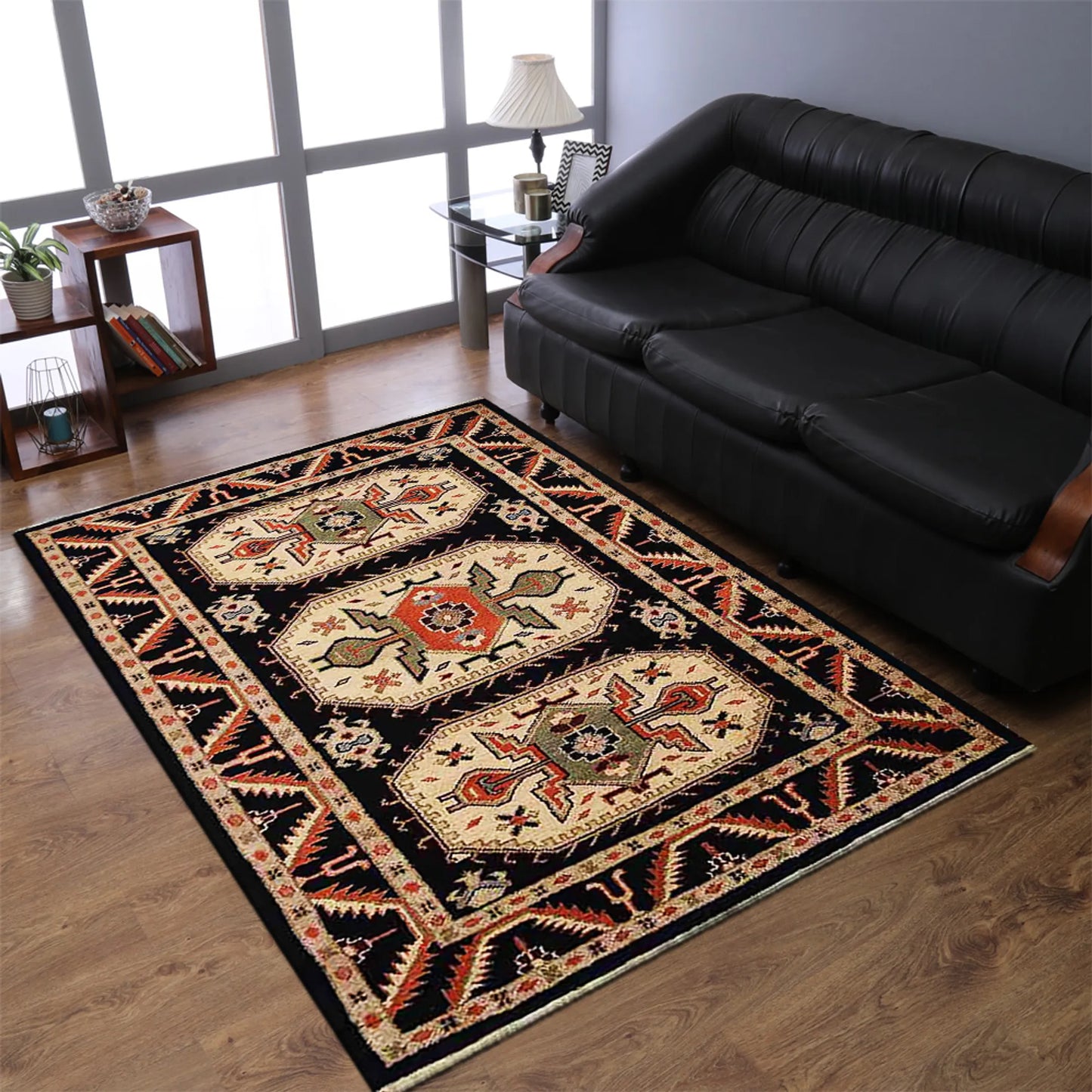 Hand-Knotted Afghan Wool And Silk Area Rugs - ASSORTED PATTERNS, COLORS AND SIZES