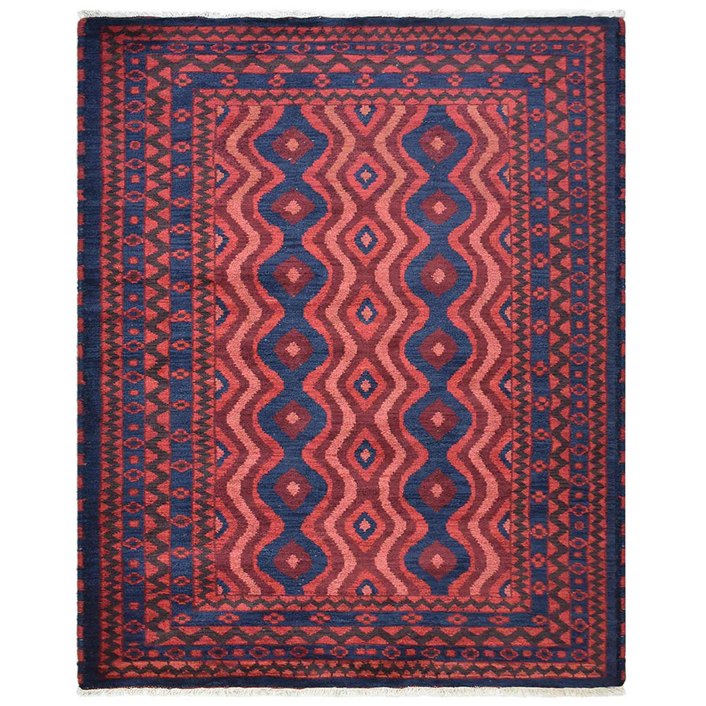 Colorful Classics Collection: Hand Knotted Afghan Wool And Silk Area Rugs and Runners (Assorted Colors, Patterns and Sizes)