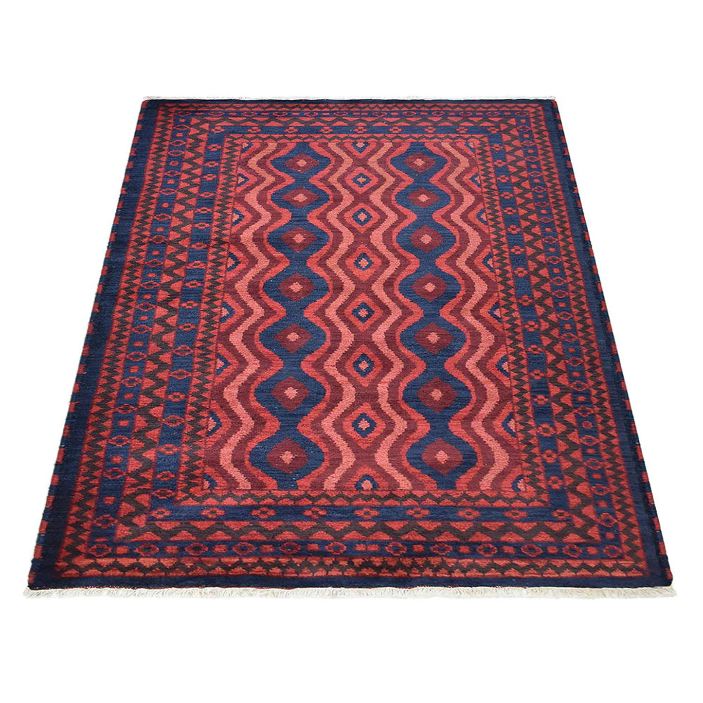 Colorful Classics Collection: Hand Knotted Afghan Wool And Silk Area Rugs and Runners (Assorted Colors, Patterns and Sizes)