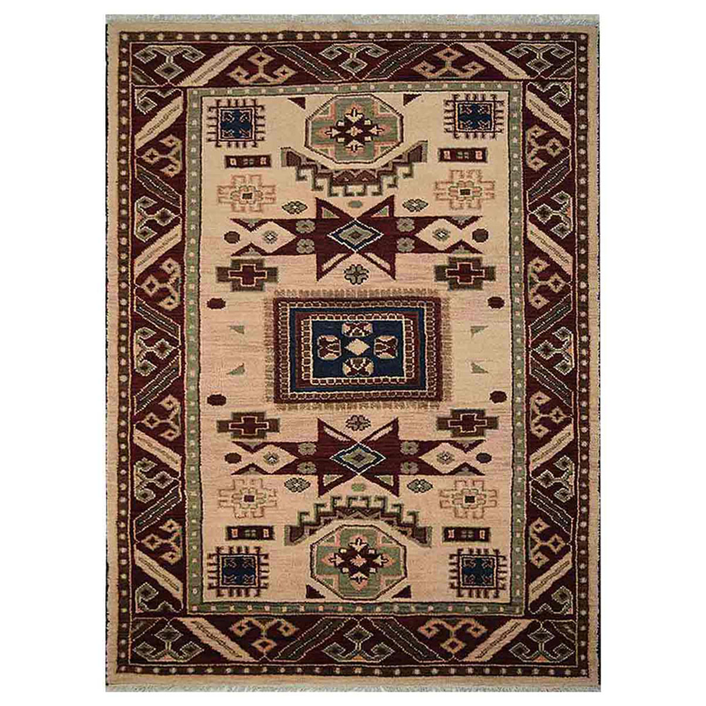 Colorful Classics Collection: Hand Knotted Afghan Wool And Silk Area Rugs and Runners (Assorted Colors, Patterns and Sizes)