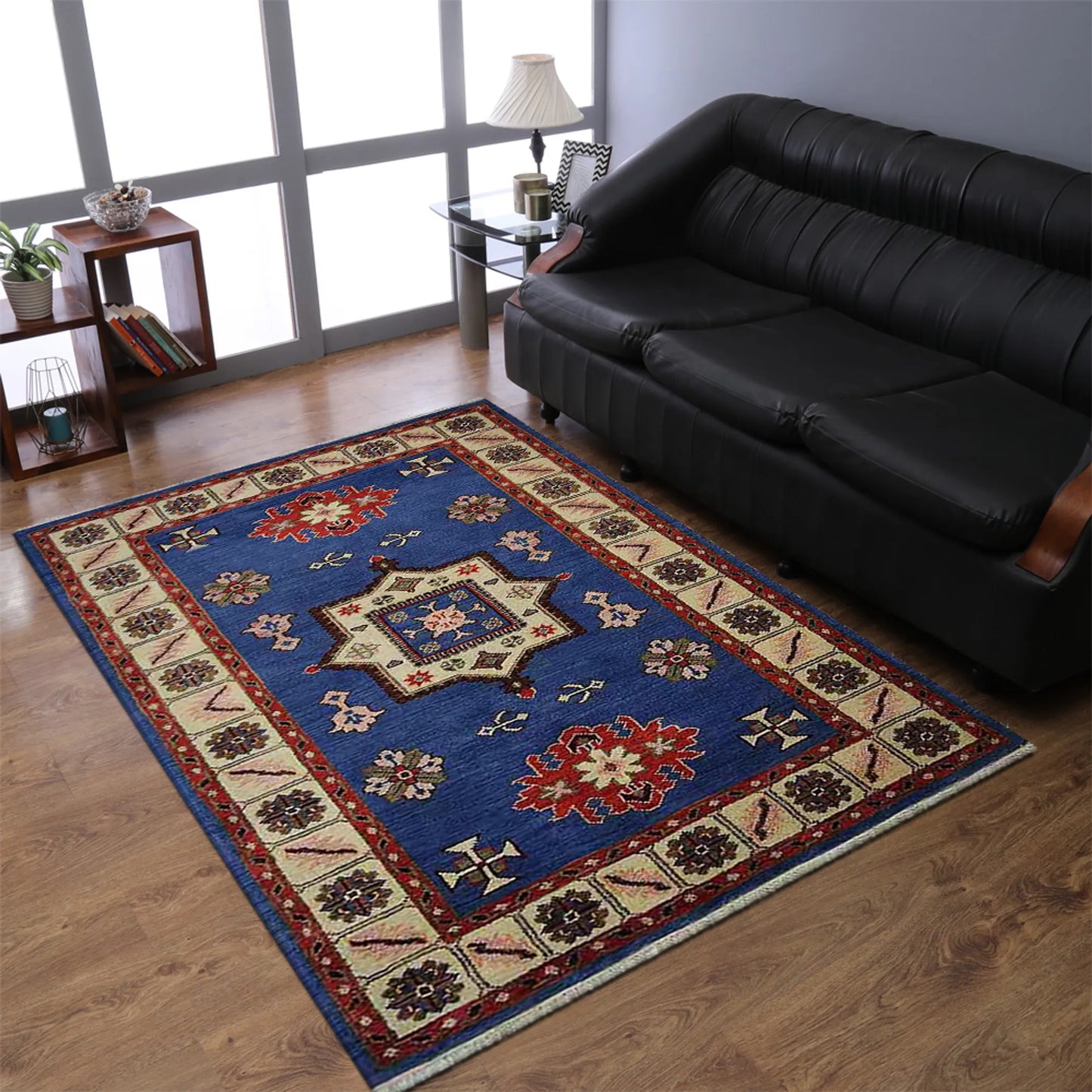 Hand-Knotted Afghan Wool And Silk Area Rugs - ASSORTED PATTERNS, COLORS AND SIZES