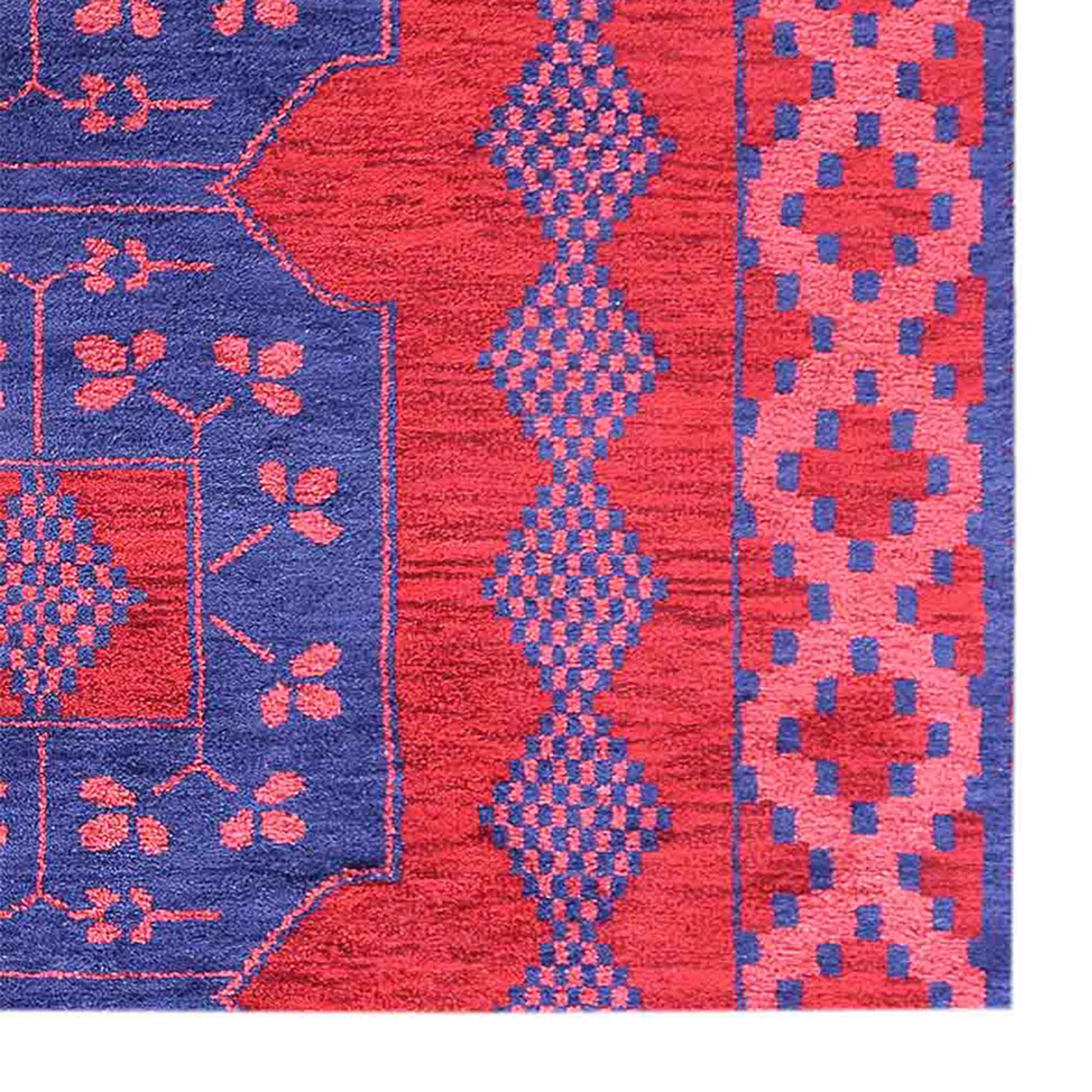 Colorful Classics Collection: Hand Knotted Afghan Wool And Silk Area Rugs and Runners (Assorted Colors, Patterns and Sizes)