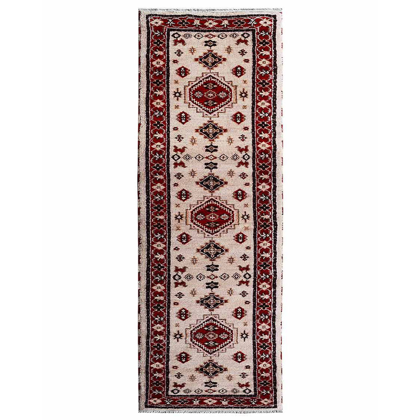 Colorful Classics Collection: Hand Knotted Afghan Wool And Silk Area Rugs and Runners (Assorted Colors, Patterns and Sizes)