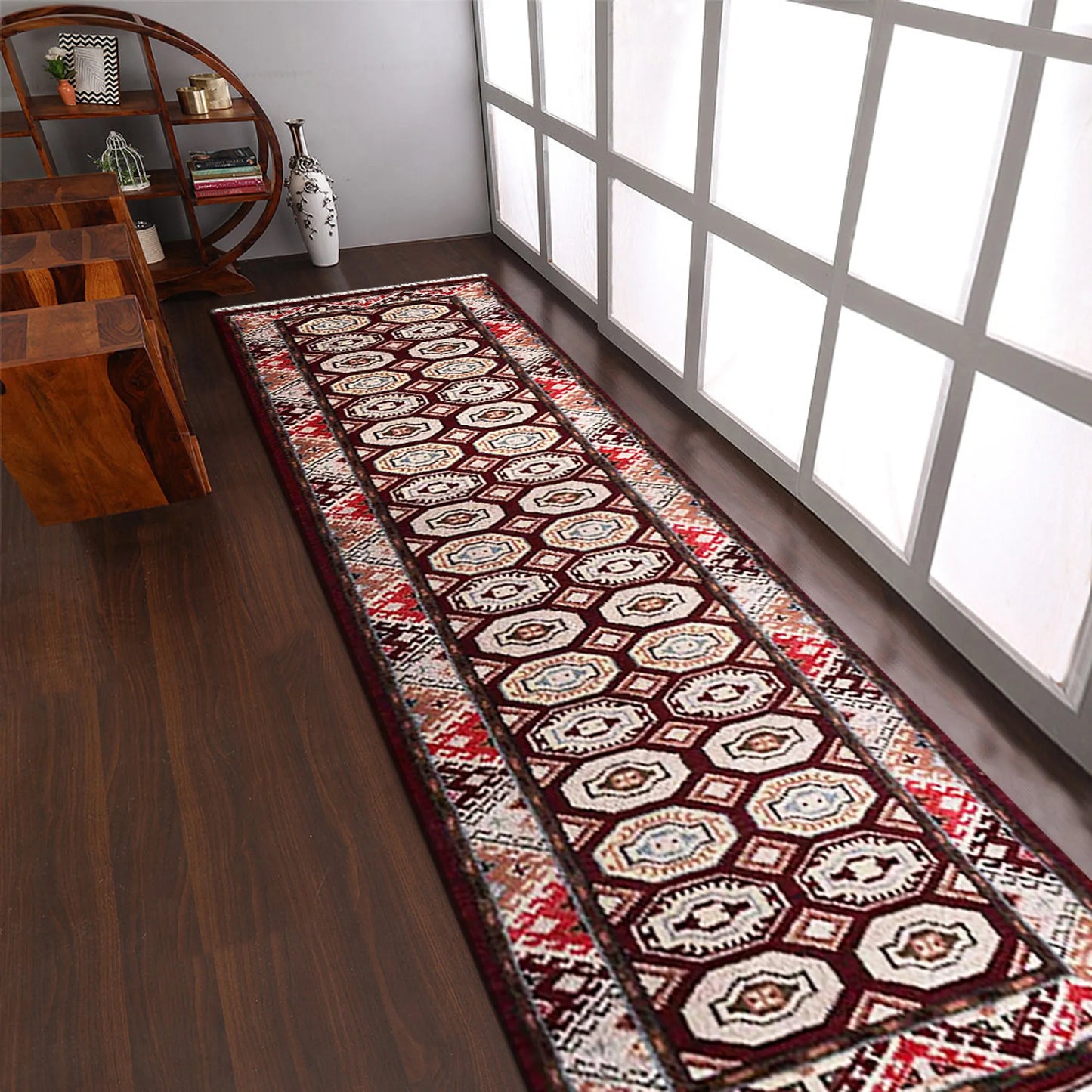 Hand-Knotted Afghan Wool And Silk Area Rugs - ASSORTED PATTERNS, COLORS AND SIZES