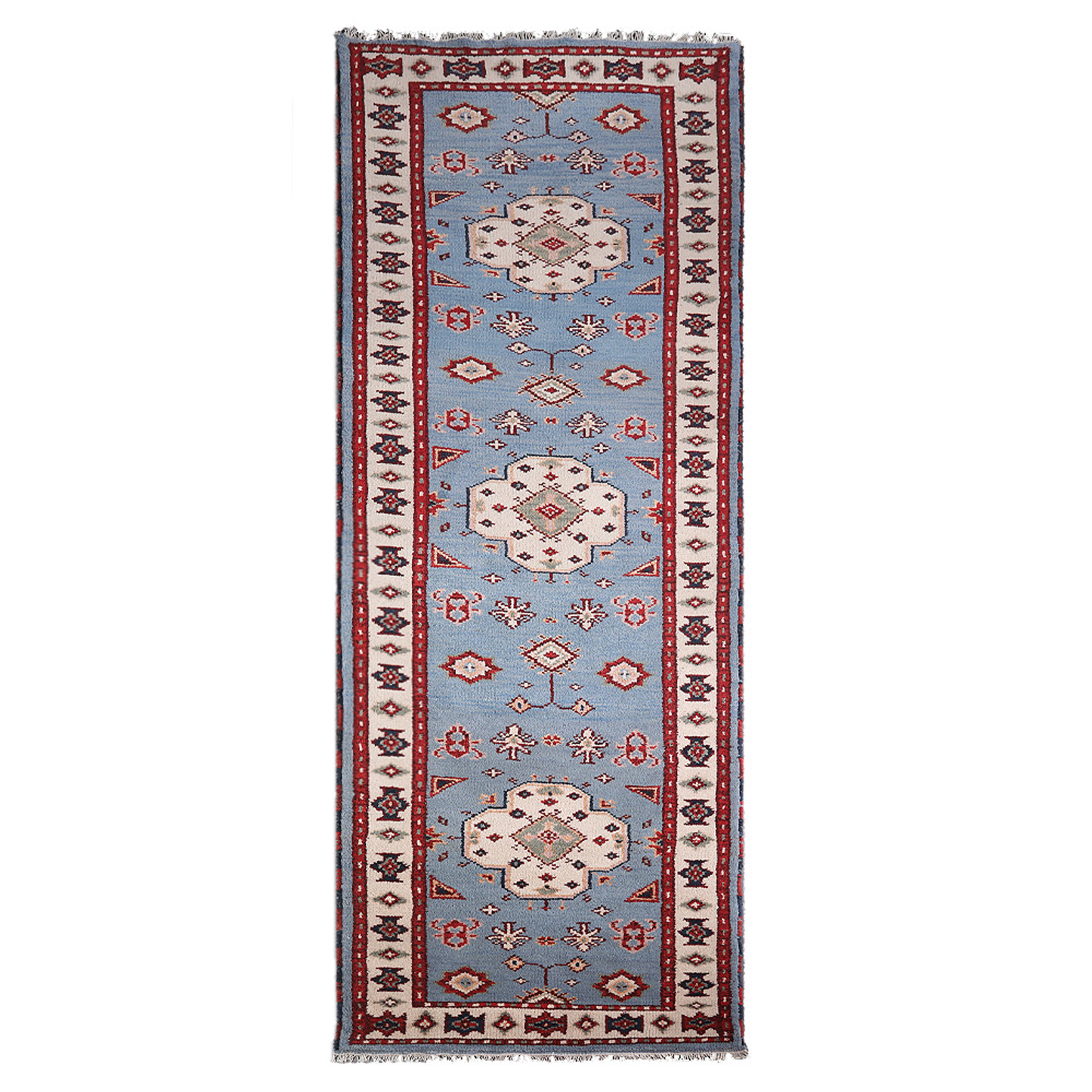 Colorful Classics Collection: Hand Knotted Afghan Wool And Silk Area Rugs and Runners (Assorted Colors, Patterns and Sizes)