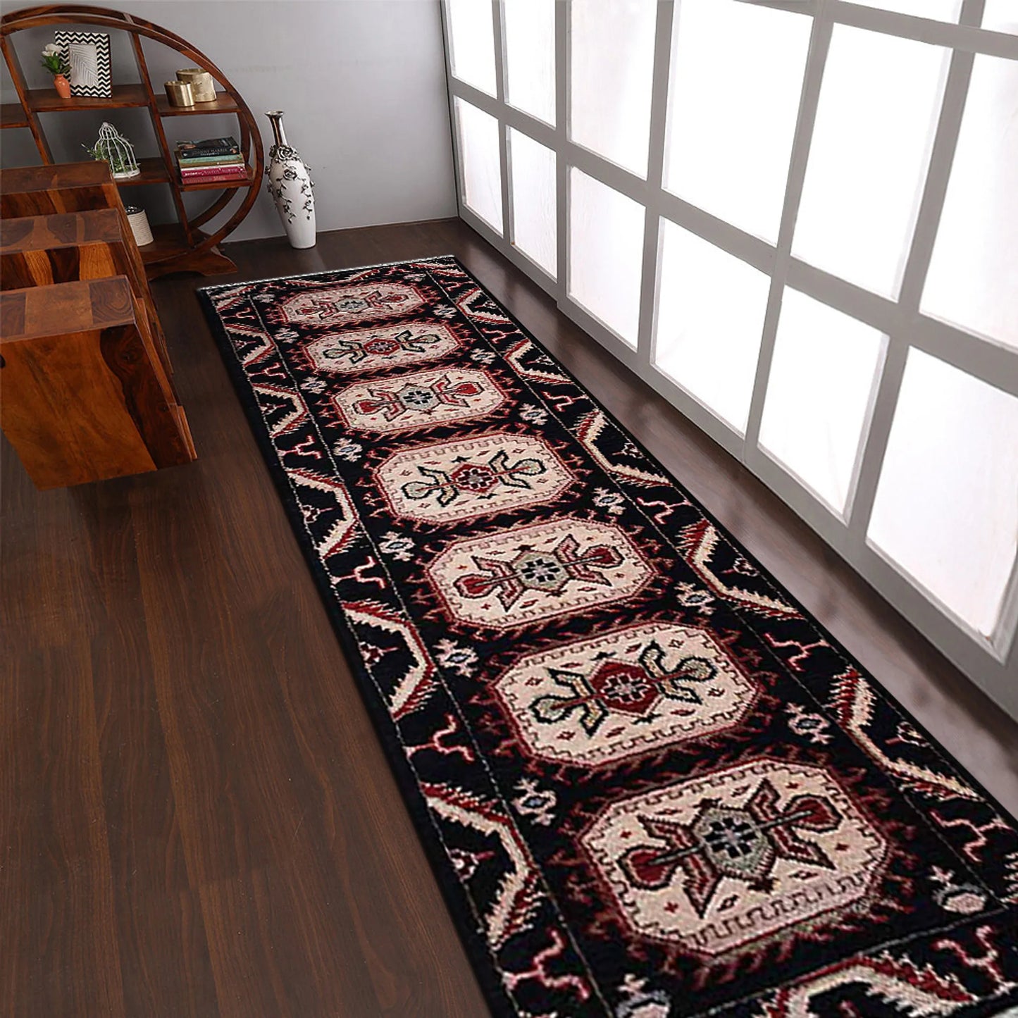 Hand-Knotted Afghan Wool And Silk Area Rugs - ASSORTED PATTERNS, COLORS AND SIZES