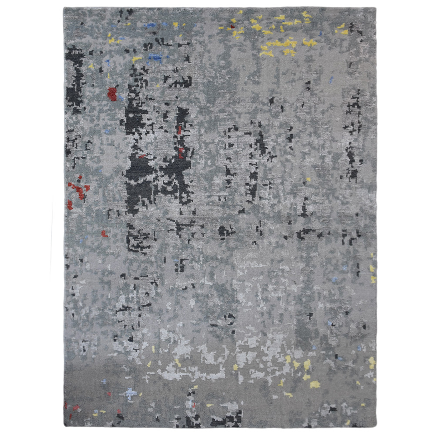 Abstracts Collection: Hand Knotted Bamboo Silk and Wool Area Rugs (Assorted Colors, Patterns and Sizes)