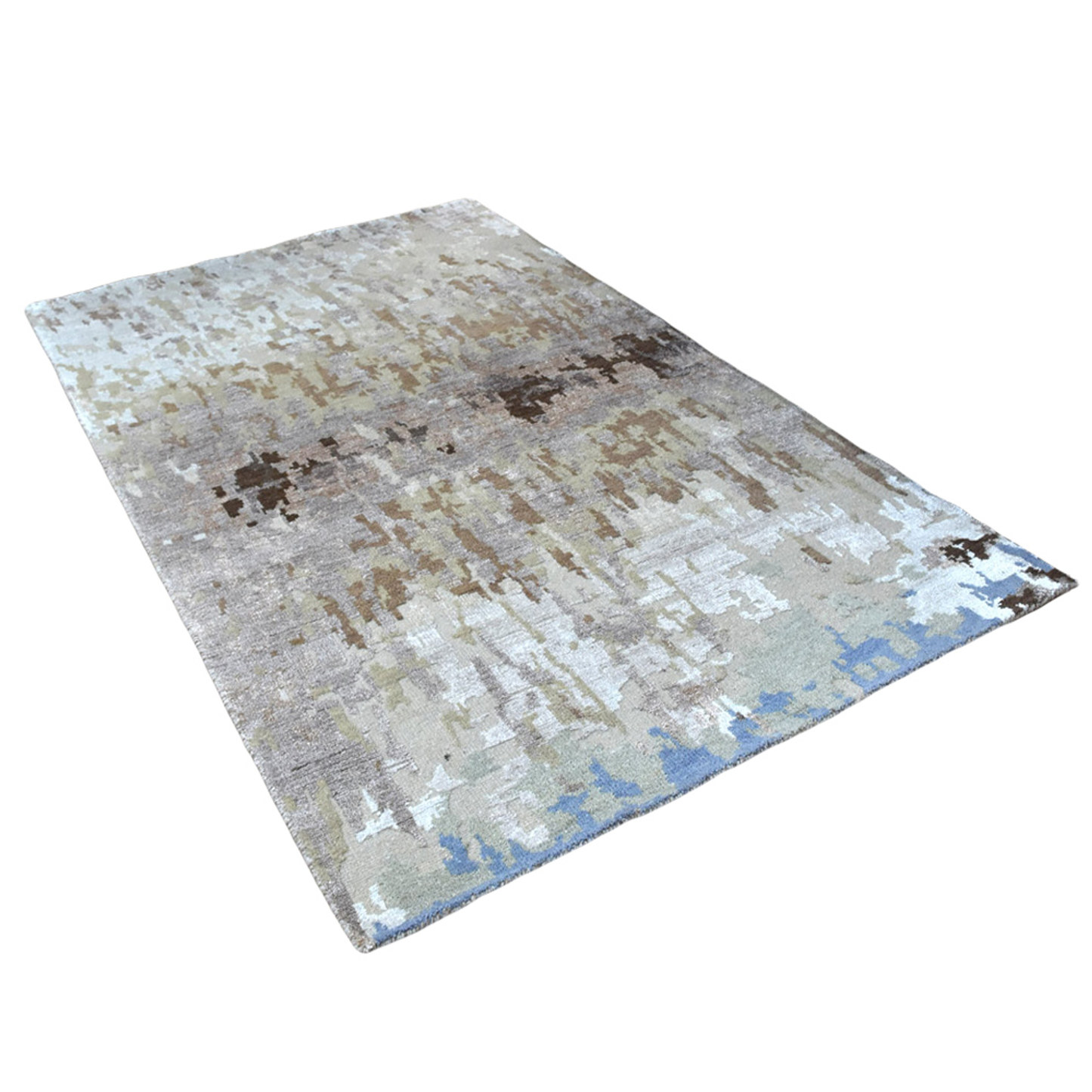 Abstracts Collection: Hand Knotted Bamboo Silk and Wool Area Rugs (Assorted Colors, Patterns and Sizes)