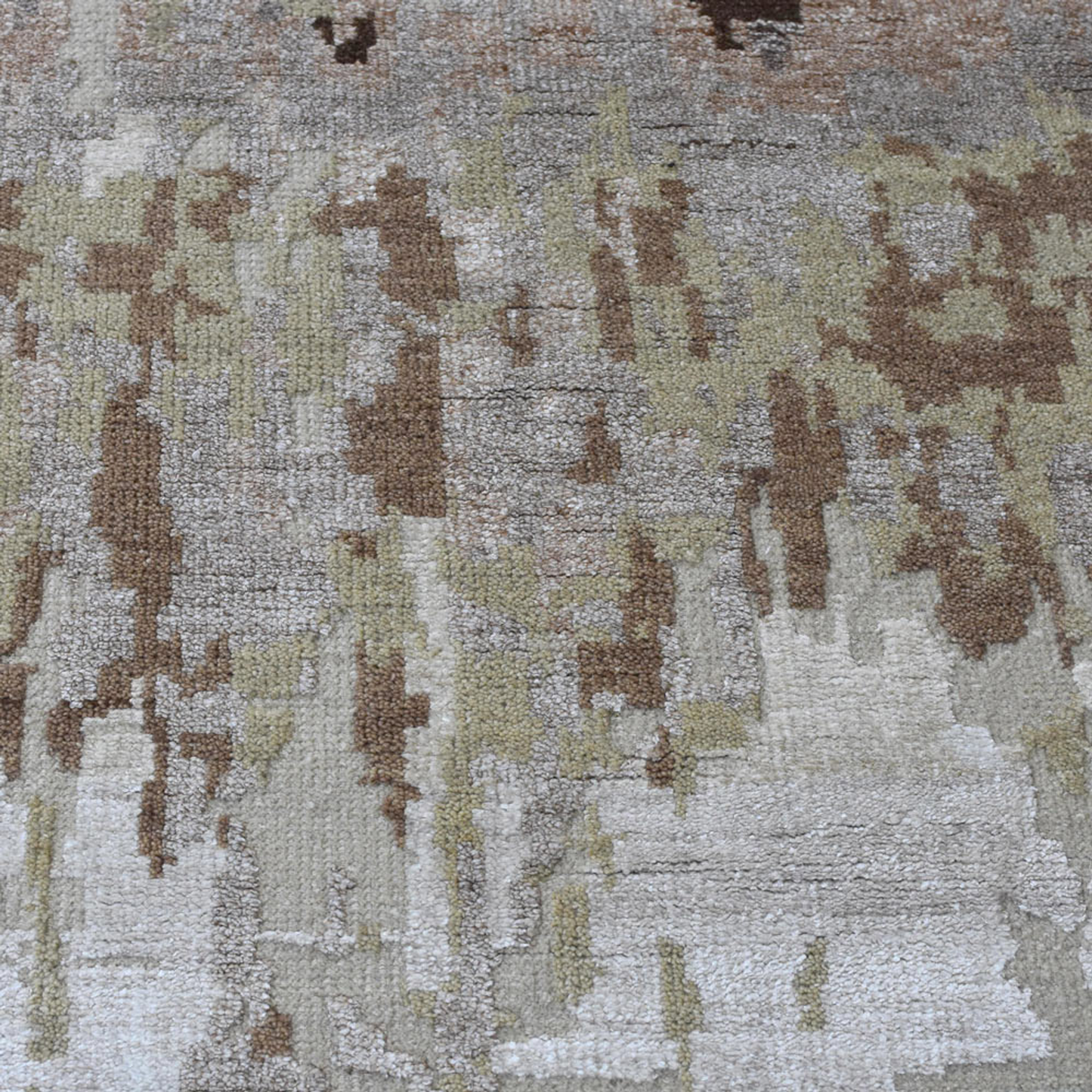 Abstracts Collection: Hand Knotted Bamboo Silk and Wool Area Rugs (Assorted Colors, Patterns and Sizes)