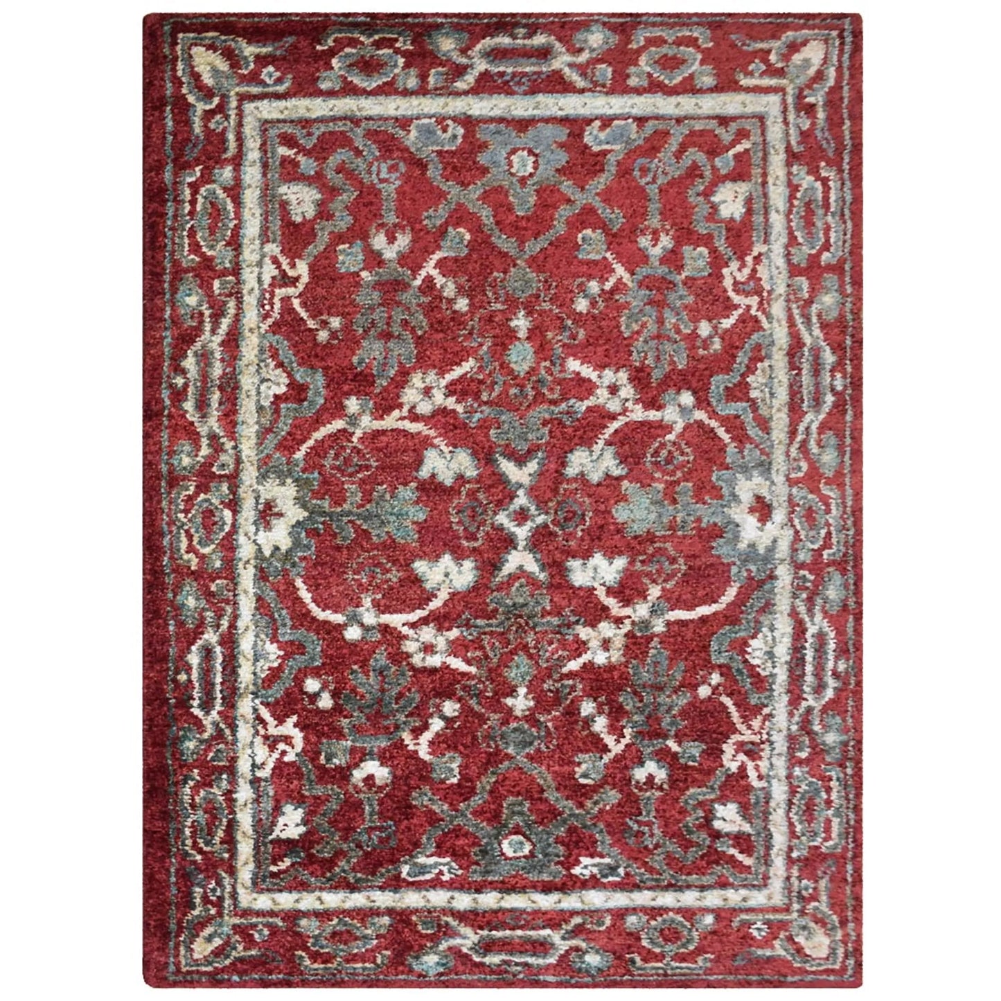 Hand Knotted Jute Oriental Area Rug