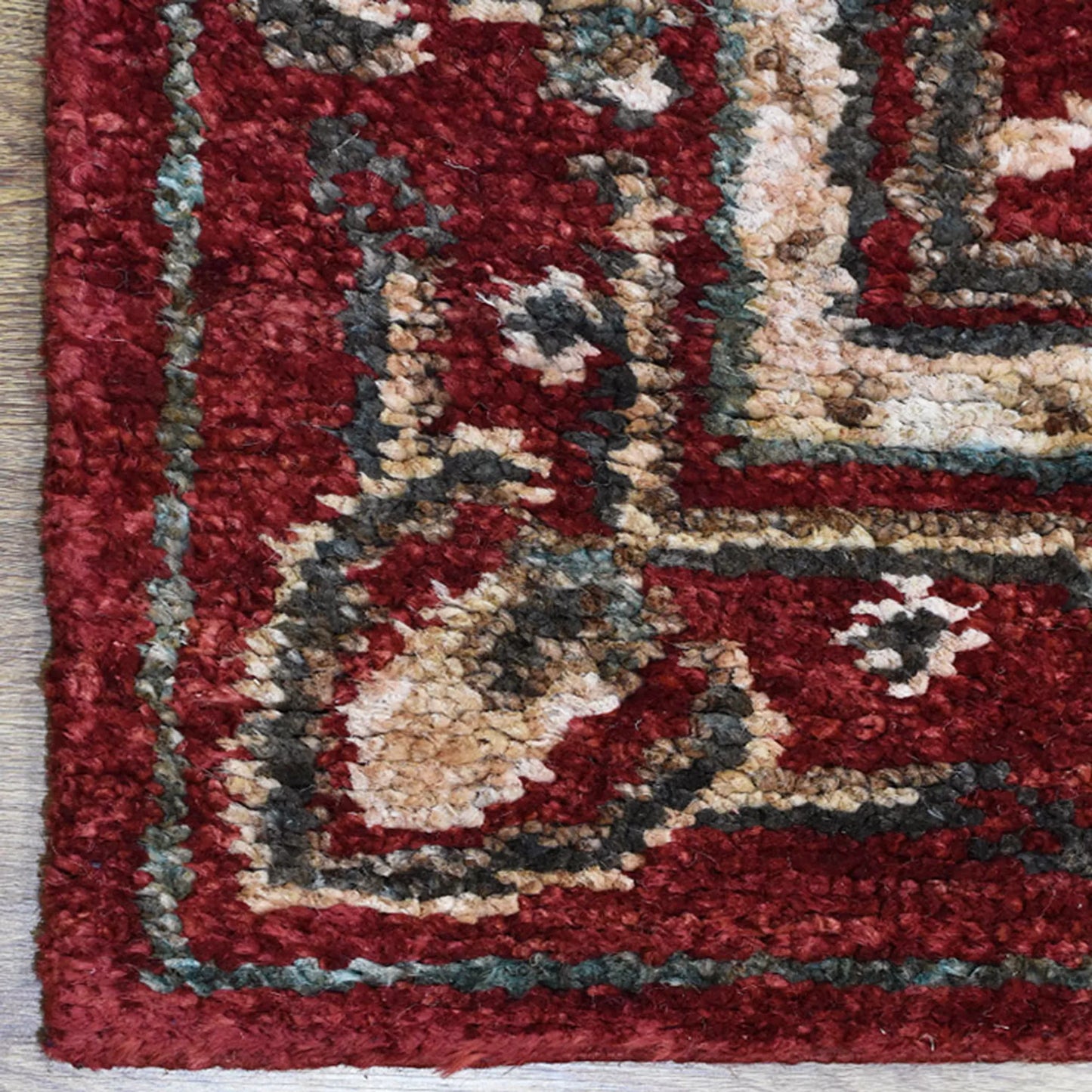 Hand Knotted Jute Oriental Area Rug