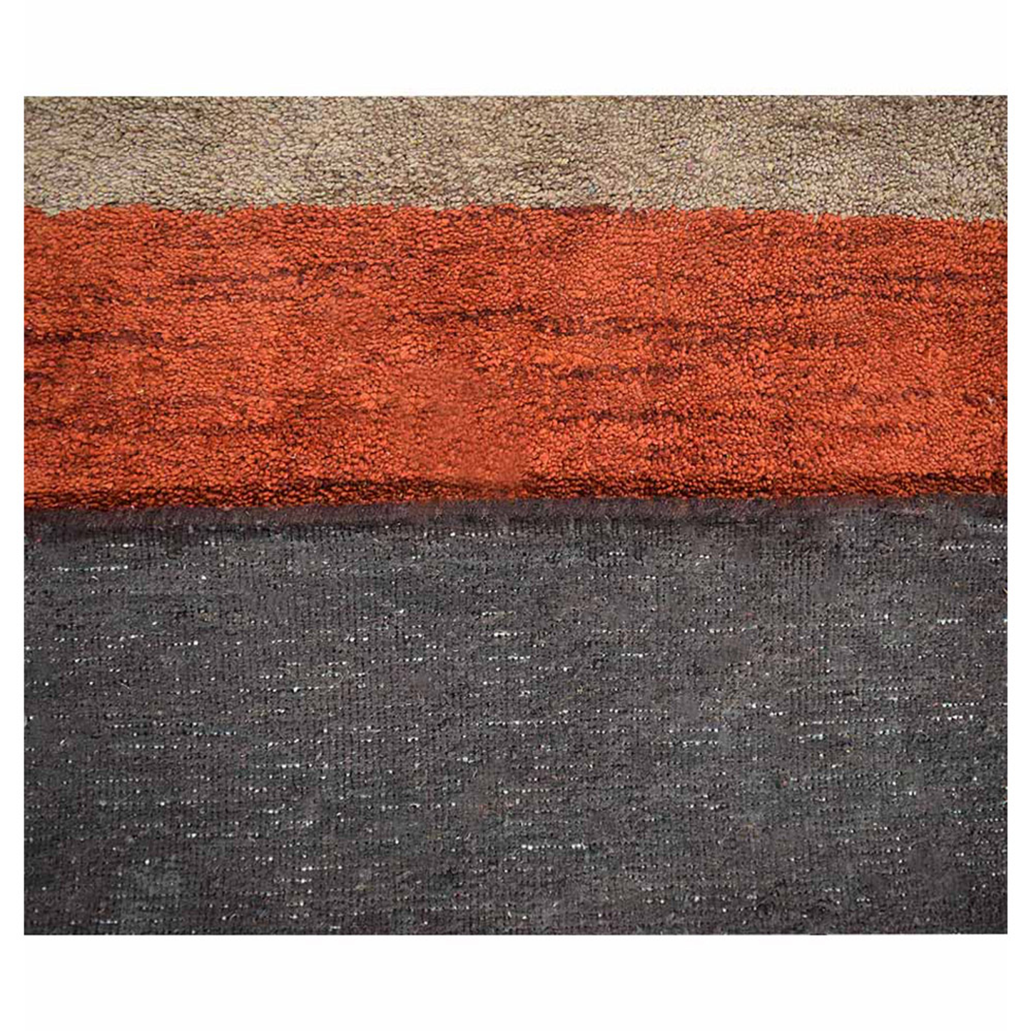 Solids, Stripes & Subtle Patterns Collection: Hand Knotted Loom Silk Area Rugs (Assorted Colors, Patterns and Sizes)