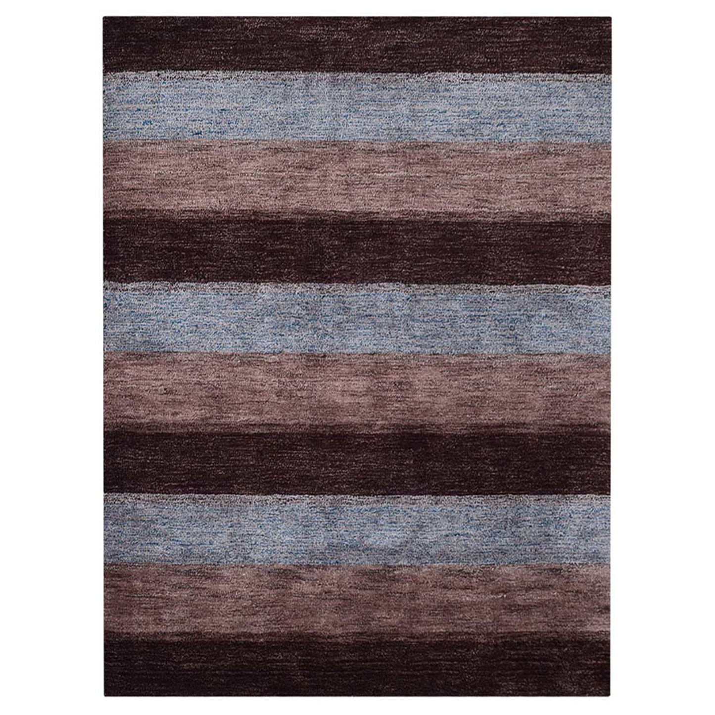 Solids, Stripes & Subtle Patterns Collection: Hand Knotted Loom Silk Area Rugs (Assorted Colors, Patterns and Sizes)