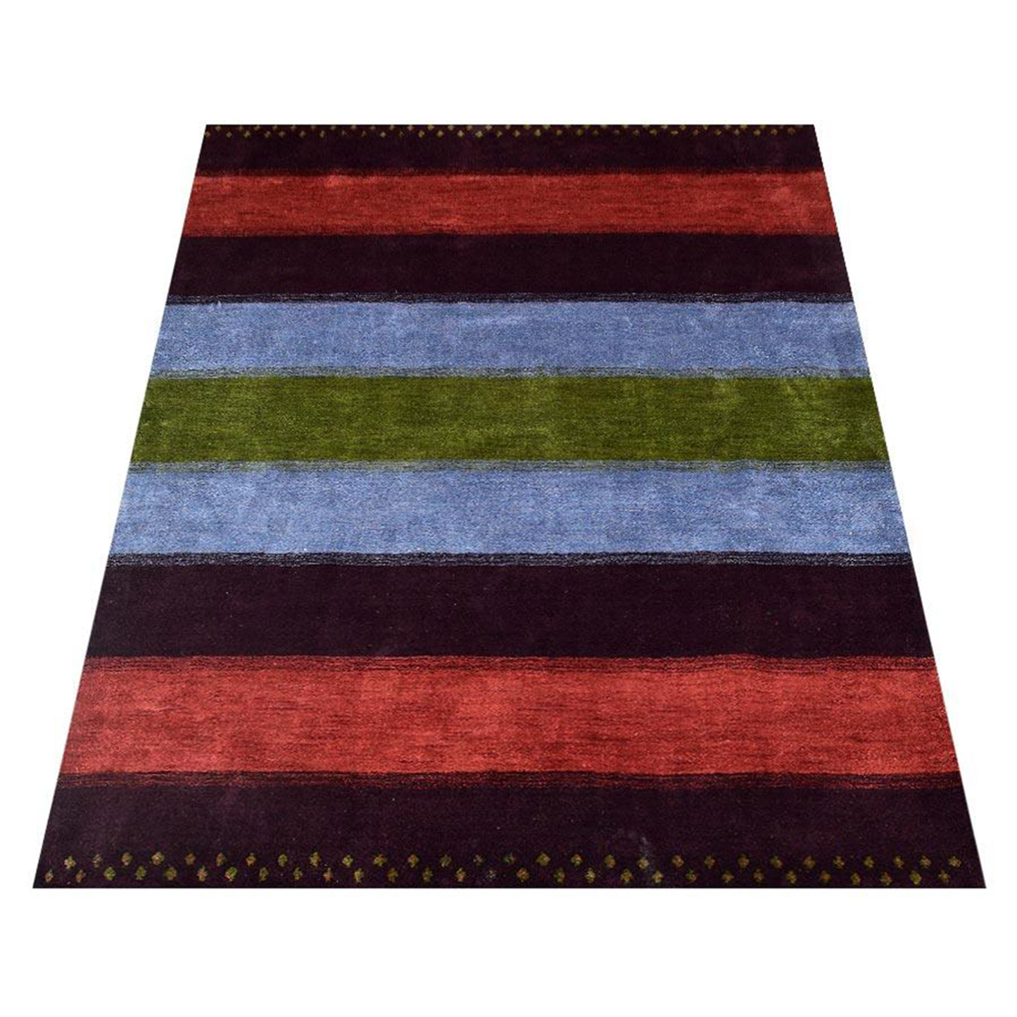 Solids, Stripes & Subtle Patterns Collection: Hand Knotted Loom Silk Area Rugs (Assorted Colors, Patterns and Sizes)