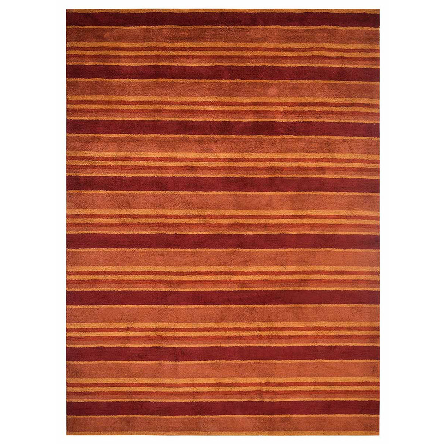 Solids, Stripes & Subtle Patterns Collection: Hand Knotted Loom Silk Area Rugs (Assorted Colors, Patterns and Sizes)