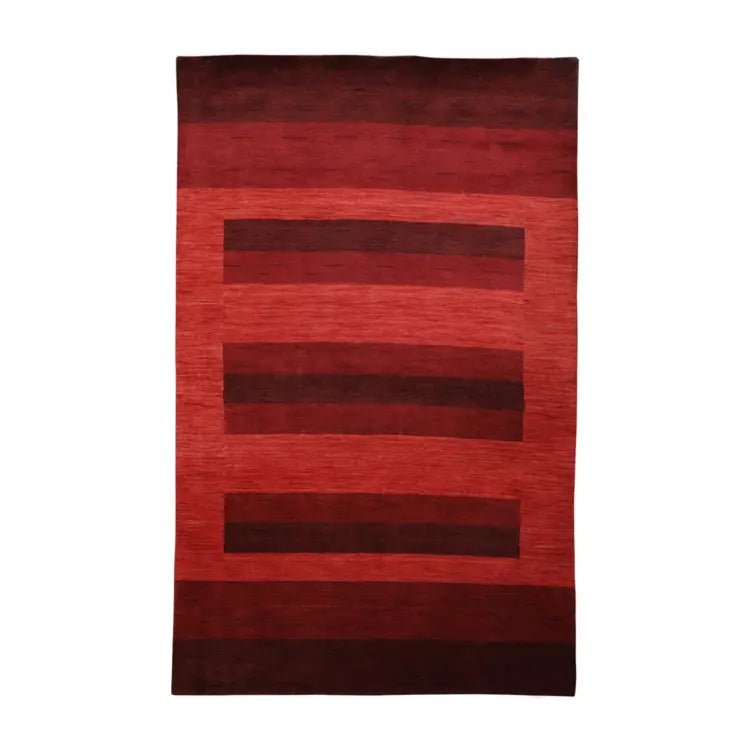 Graphic Stripes Collection: Hand Knotted Loom Wool Area Rugs (Assorted Colors , Patterns and Sizes)