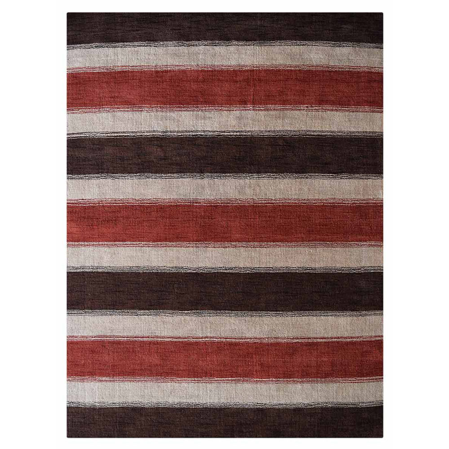 Petite Prints and Stripes Collection: Hand Knotted Wool Area Rugs (Assorted Patterns, Colors and Sizes)