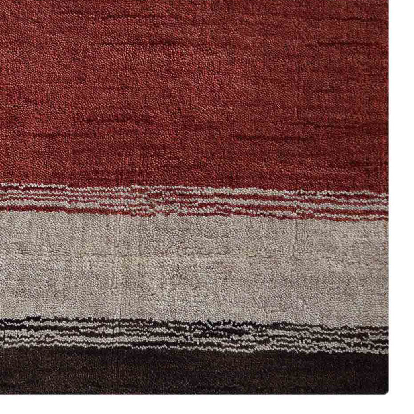 Petite Prints and Stripes Collection: Hand Knotted Wool Area Rugs (Assorted Patterns, Colors and Sizes)