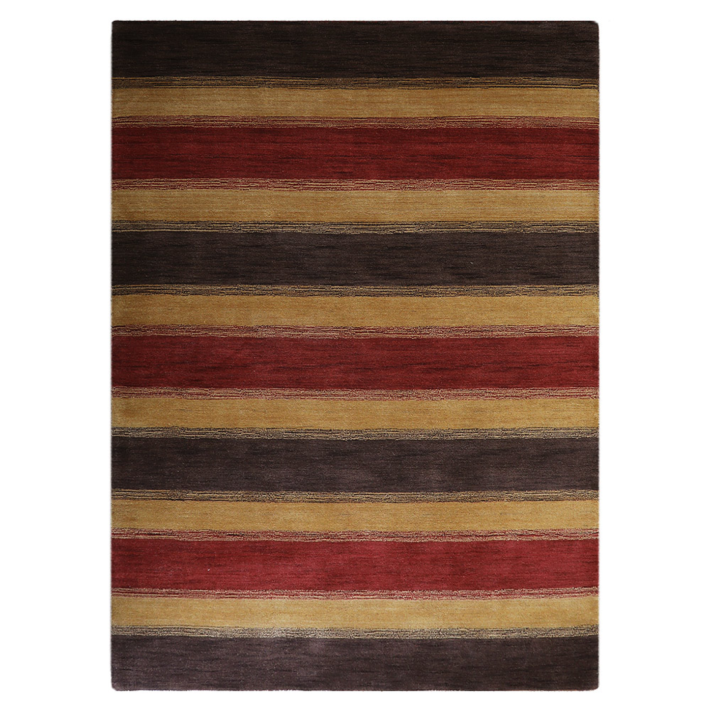 Petite Prints and Stripes Collection: Hand Knotted Wool Area Rugs (Assorted Patterns, Colors and Sizes)