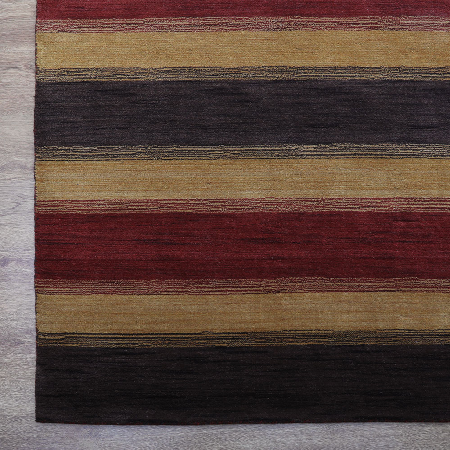 Petite Prints and Stripes Collection: Hand Knotted Wool Area Rugs (Assorted Patterns, Colors and Sizes)