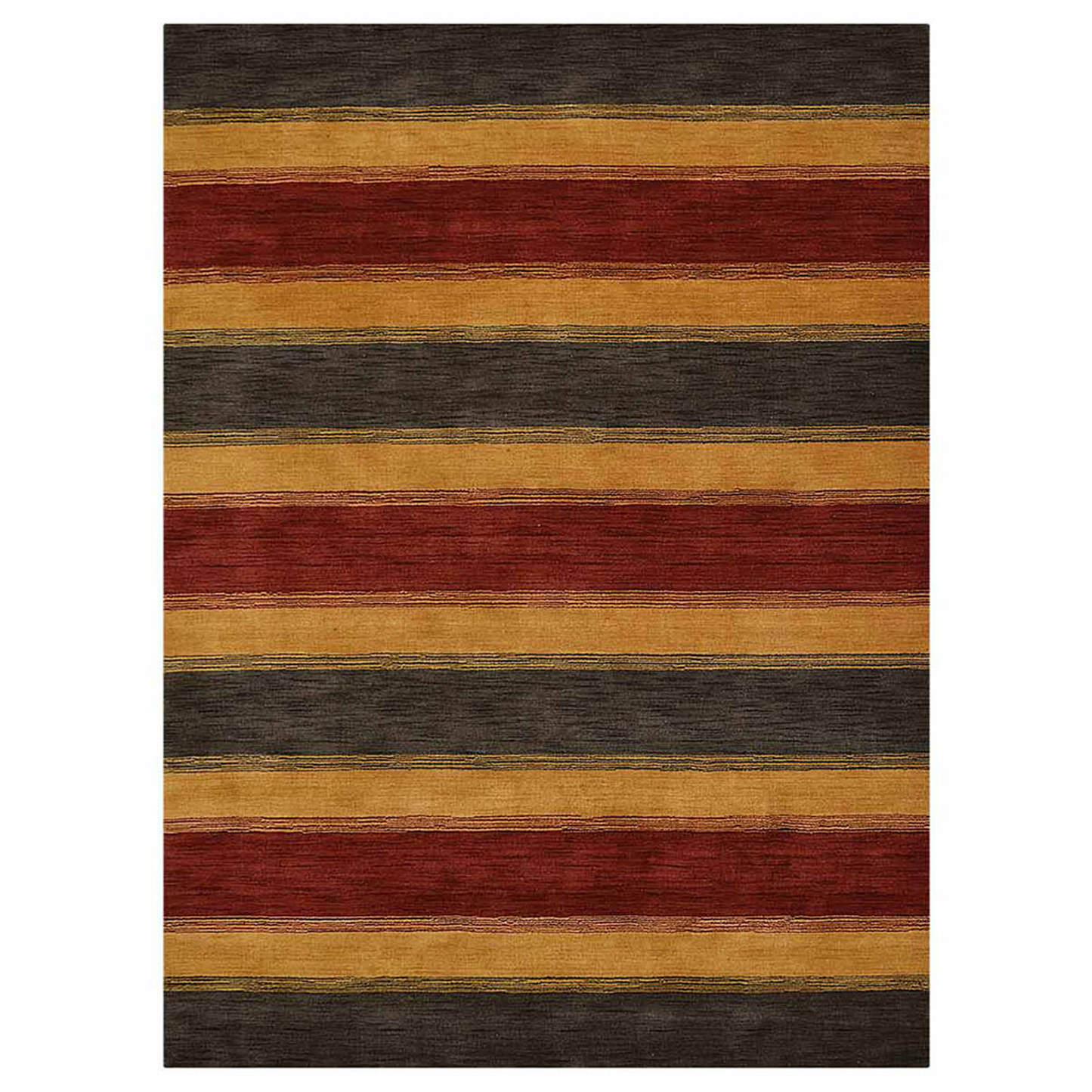 Petite Prints and Stripes Collection: Hand Knotted Wool Area Rugs (Assorted Patterns, Colors and Sizes)