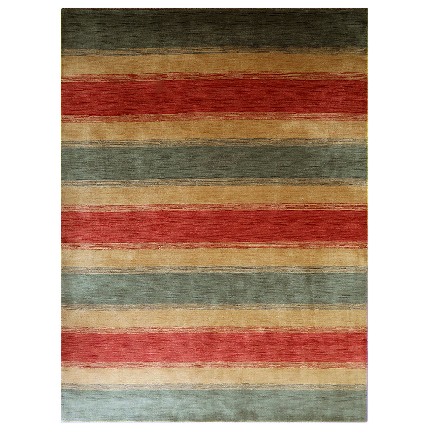 Petite Prints and Stripes Collection: Hand Knotted Wool Area Rugs (Assorted Patterns, Colors and Sizes)