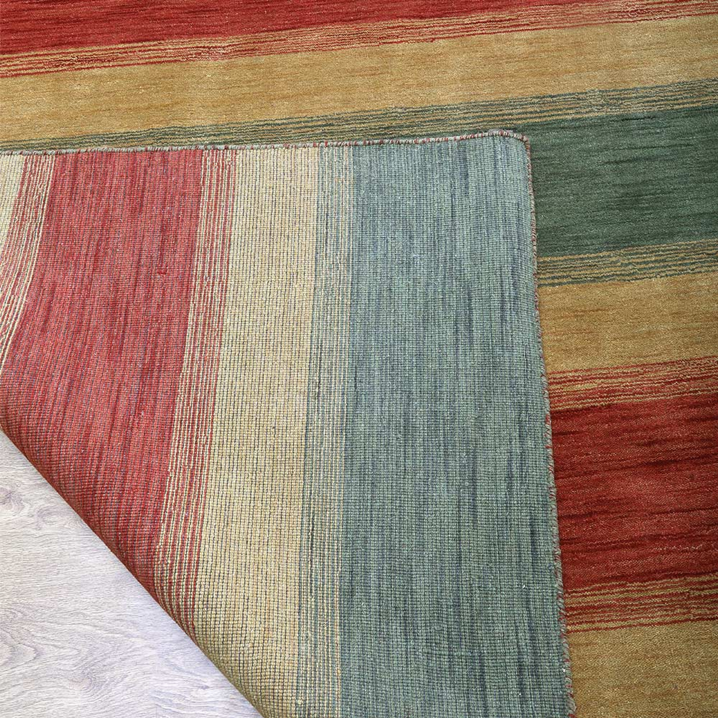 Petite Prints and Stripes Collection: Hand Knotted Wool Area Rugs (Assorted Patterns, Colors and Sizes)