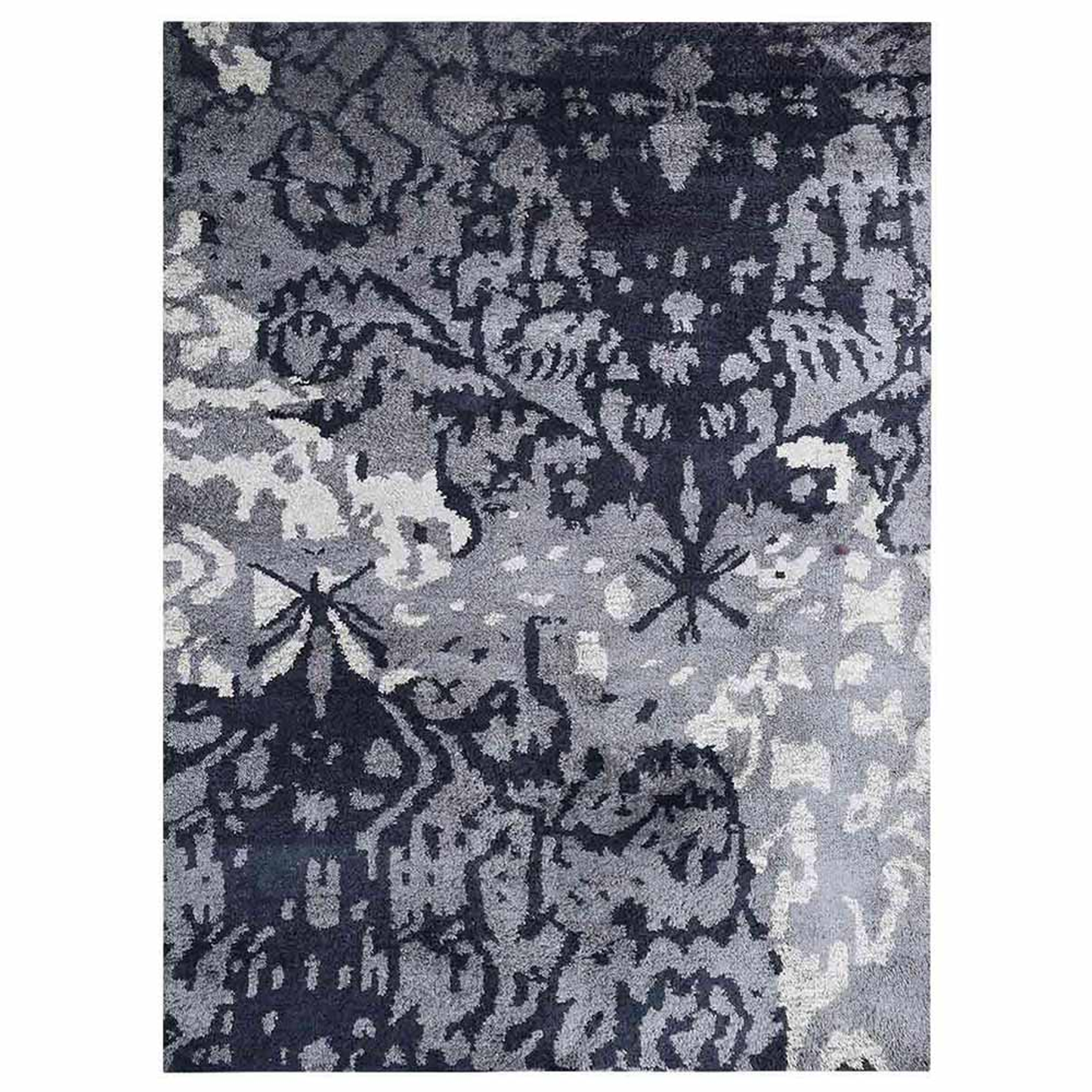 Collection: Abstract Hand Knotted Silk Area Rugs (2 Patterns, Colors and Sizes)