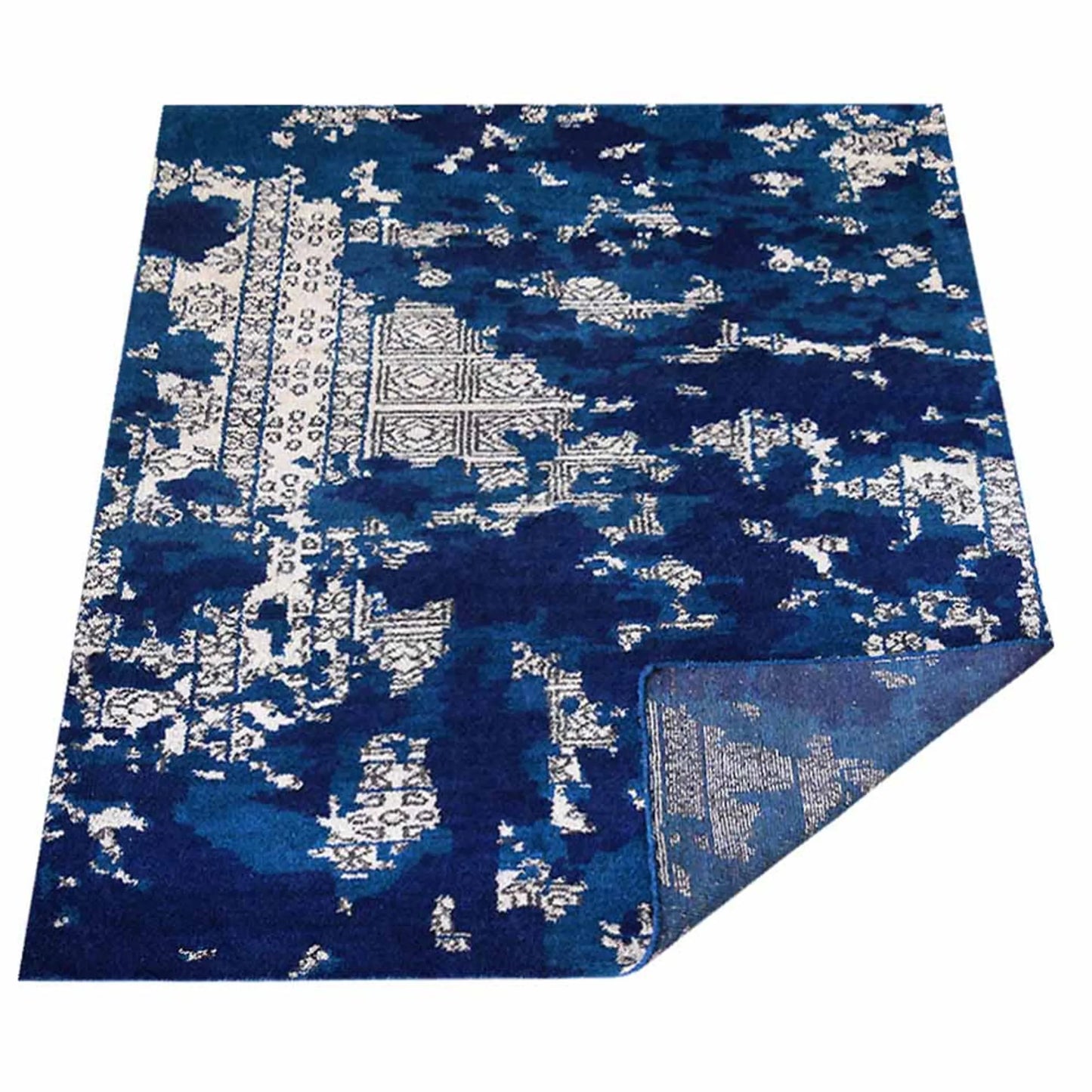 Collection: Abstract Hand Knotted Silk Area Rugs (2 Patterns, Colors and Sizes)