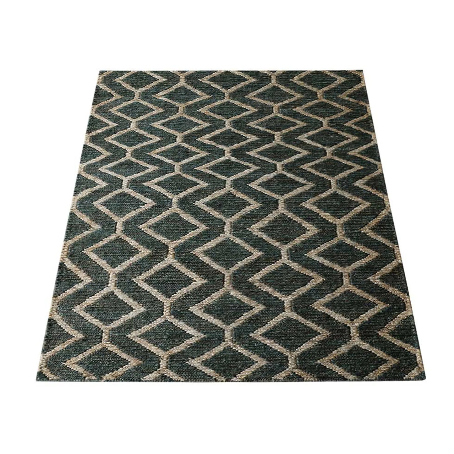 Collection: Hand Knotted Sumak Jute Geometric Area Rugs