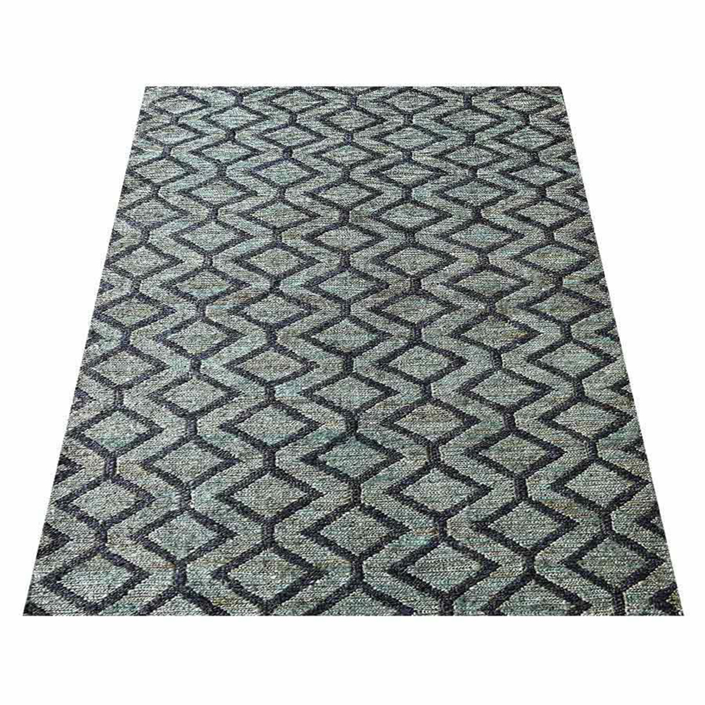 Collection: Hand Knotted Sumak Jute Geometric Area Rugs