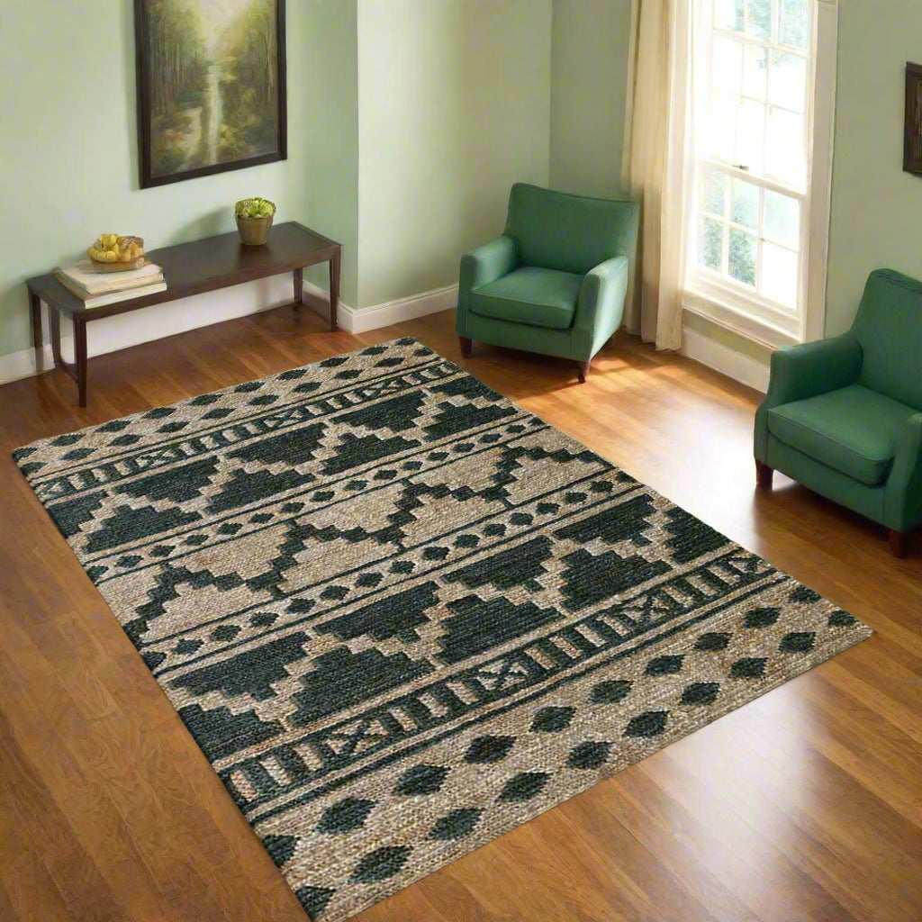 Contemporary Collection: Hand Knotted Sumak Jute Area Rugs - Assorted Colors, Patterns and Sizes