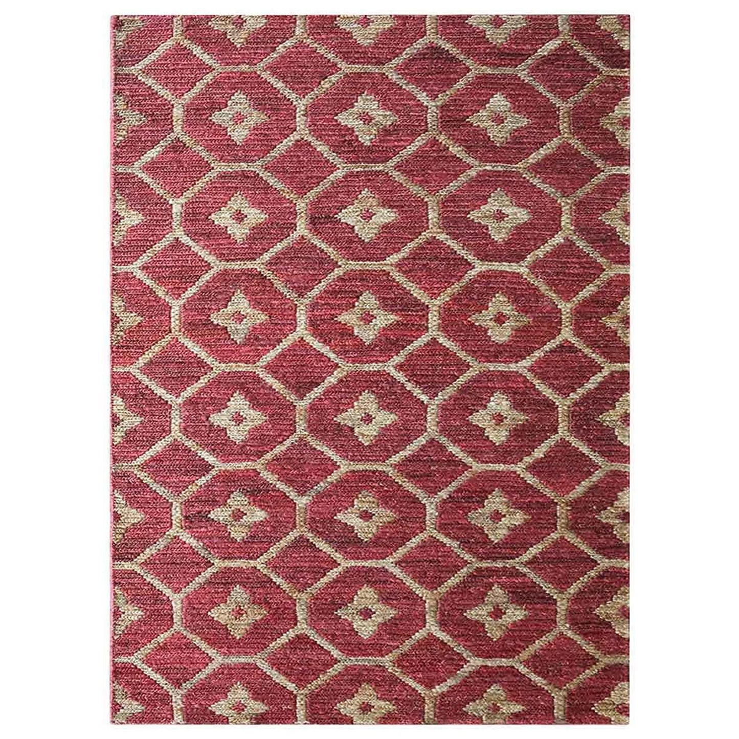 Hand Knotted Sumak Jute Floral Area Rug Floral