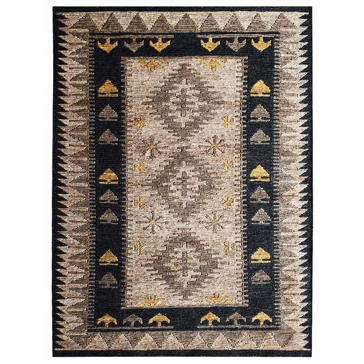 Tribal Collection: Hand-Knotted Sumak Jute Area Rugs (Assorted Colors, Patterns and Sizes)