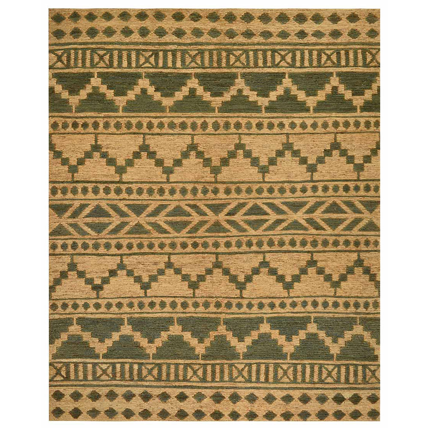 Tribal Collection: Hand-Knotted Sumak Jute Area Rugs (Assorted Colors, Patterns and Sizes)