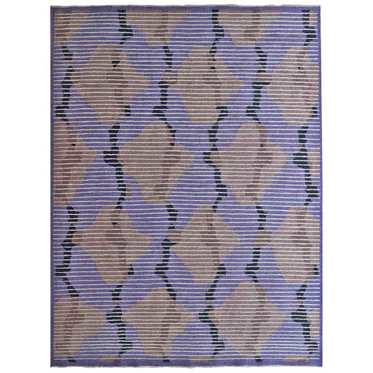 Hand Knotted Sumak Silk And Wool Area Rug - 8' x 10'