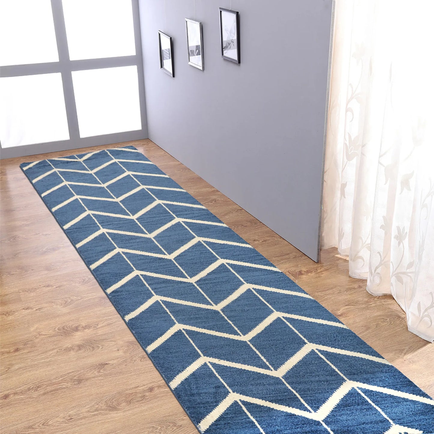 Hand-Knotted Wool Geometric Runners -  Assorted Patterns and Colors