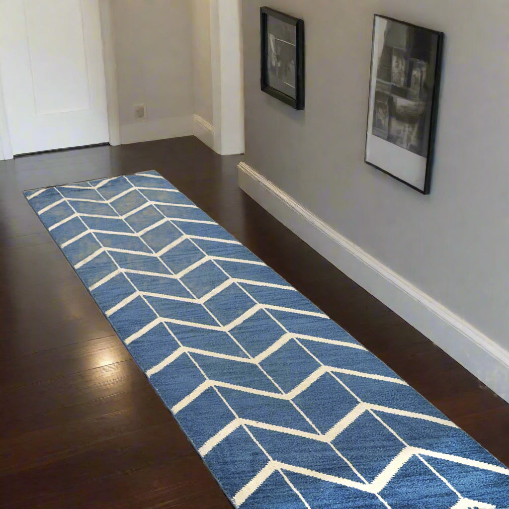 Geometrics Collection: Hand Knotted Wool Runners (Assorted Colors and Patterns)