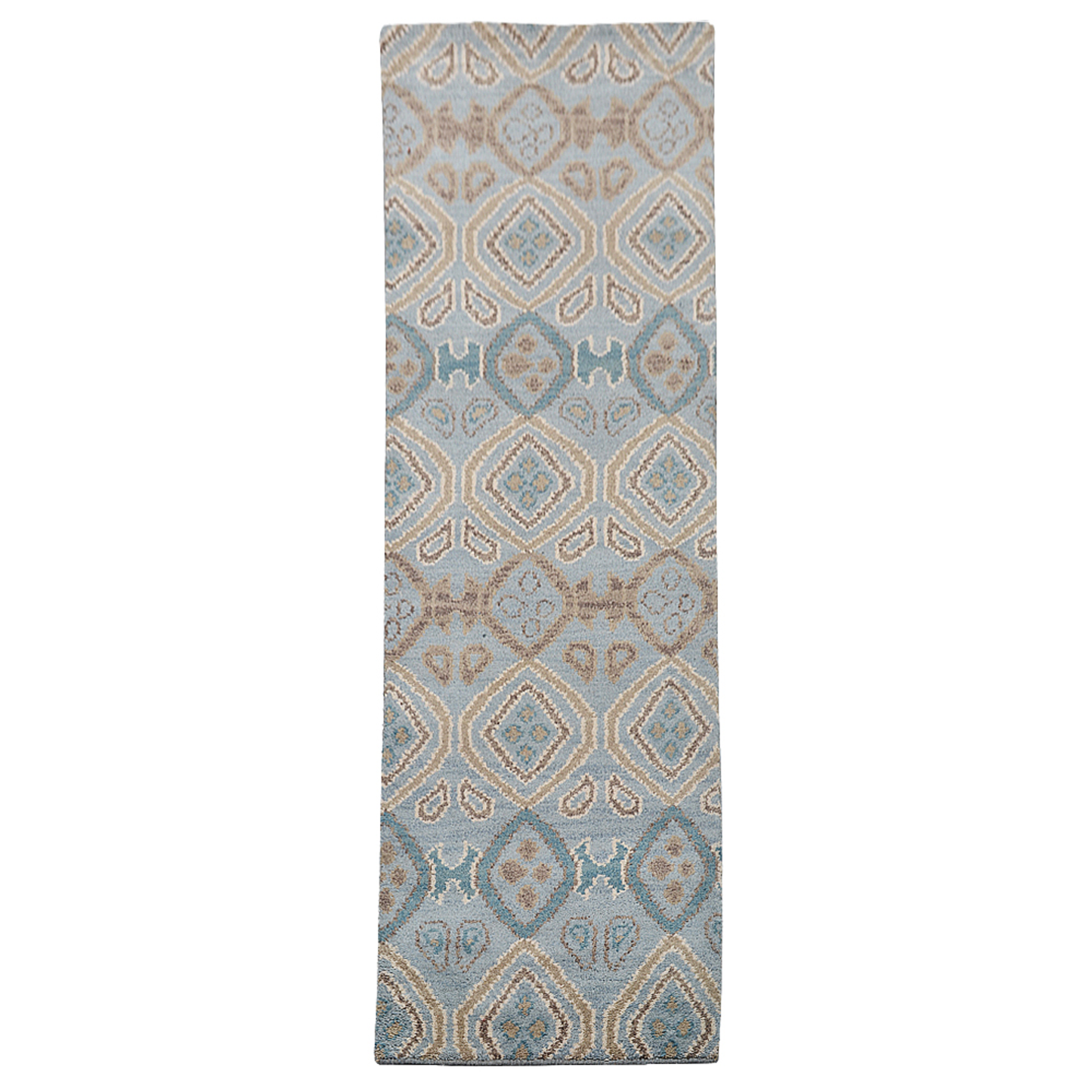 Geometrics Collection: Hand Knotted Wool Runners (Assorted Colors and Patterns)