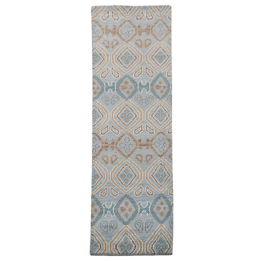 Collection: Hand Knotted Geometric Wool Runners (Assorted Colors and Patterns)