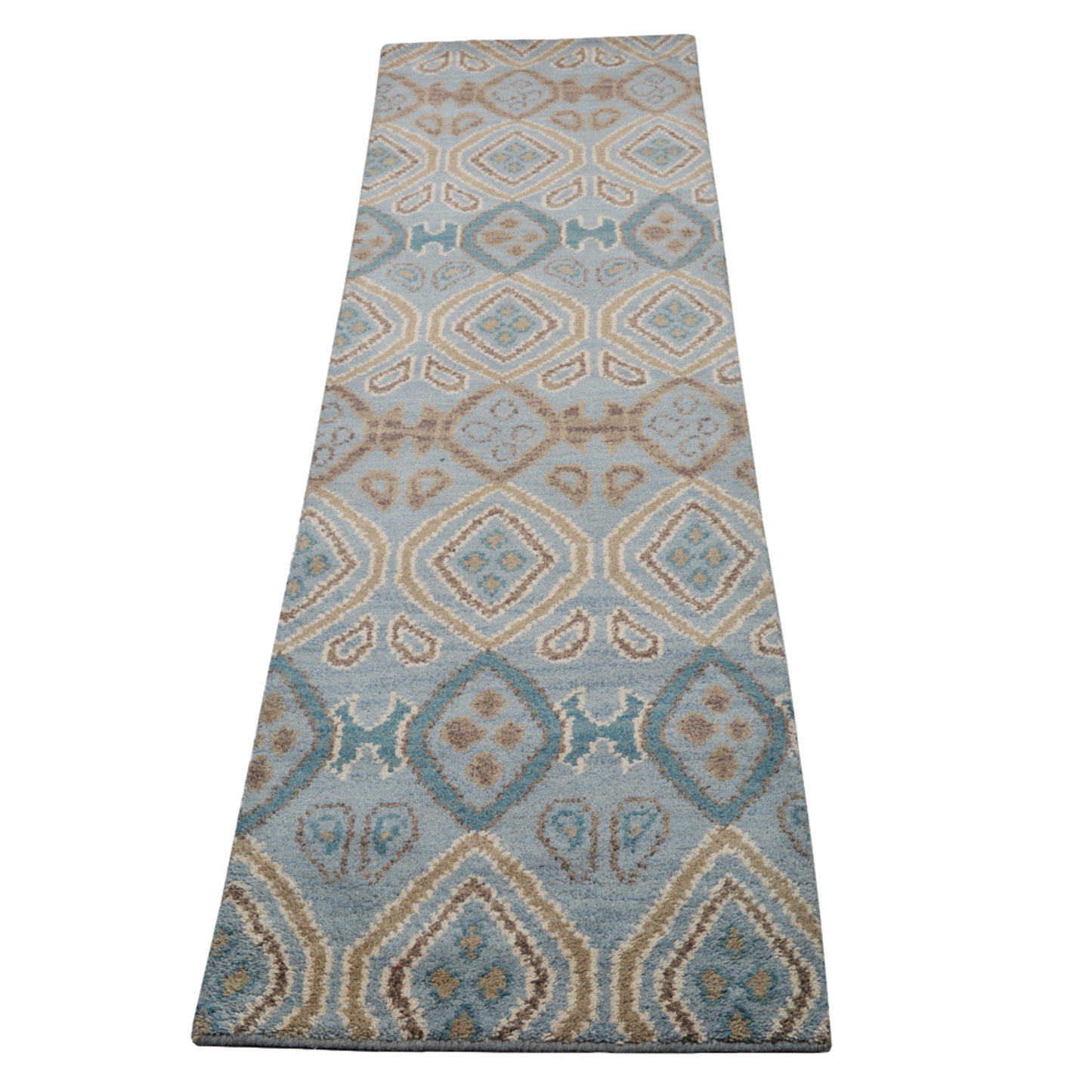 Geometrics Collection: Hand Knotted Wool Runners (Assorted Colors and Patterns)