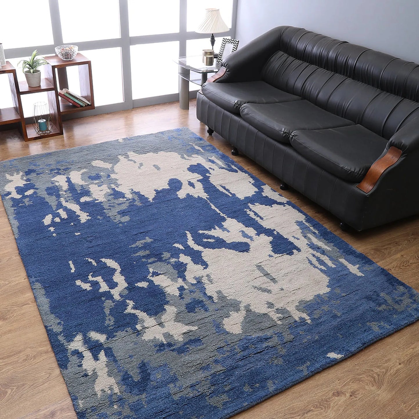 Hand-Knotted Wool Abstract Area Rugs - ASSORTED PATTERNS, COLORS AND SIZES