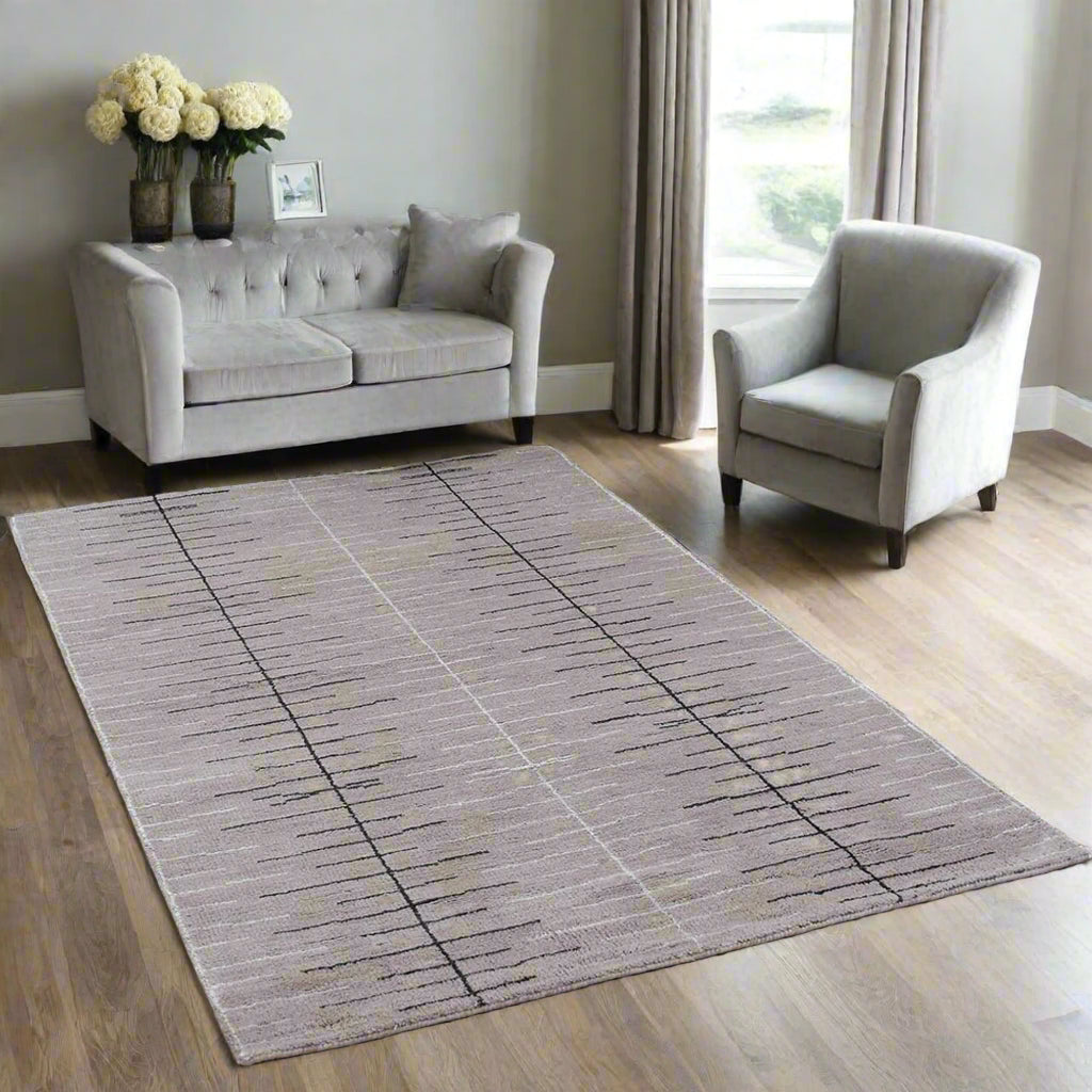 Hand Knotted Abstract Wool Area Rugs - Assorted Colors, Patterns and Sizes