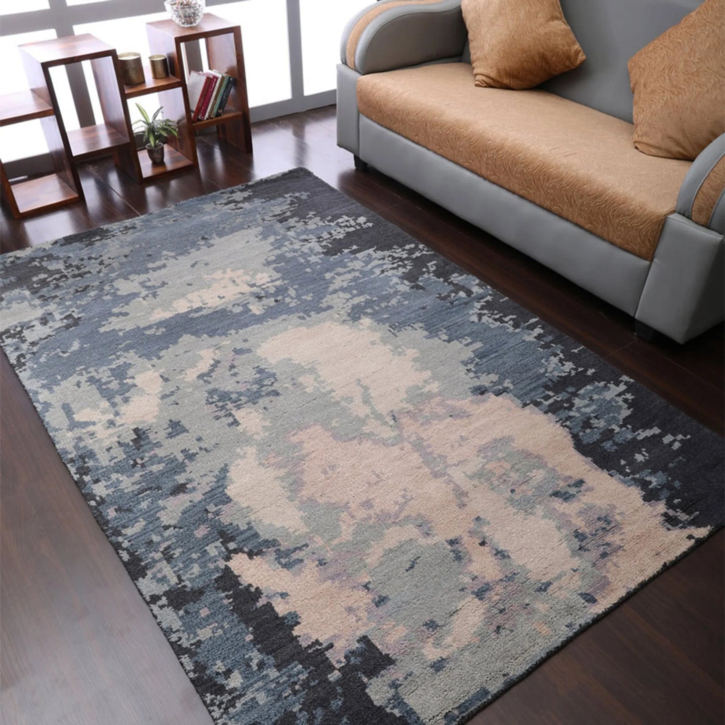 Hand-Knotted Wool Abstract Area Rugs - ASSORTED PATTERNS, COLORS AND SIZES